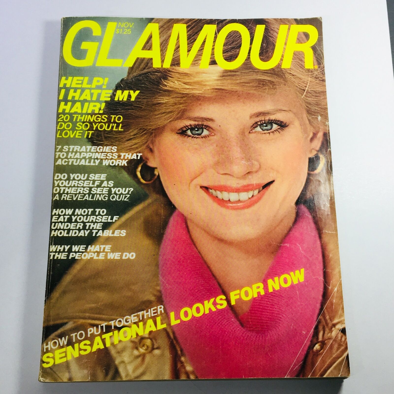 VTG Glamour Magazine November 1976 Shaun Casey in Sensational Looks for Now