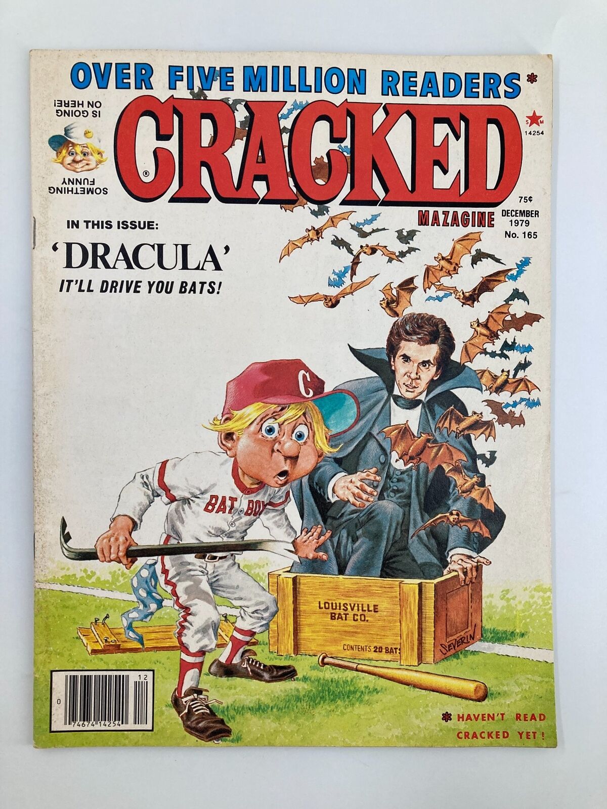 Cracked Humor Magazine December 1979 No. 165 Dracula and Bats Fine FN 6.0