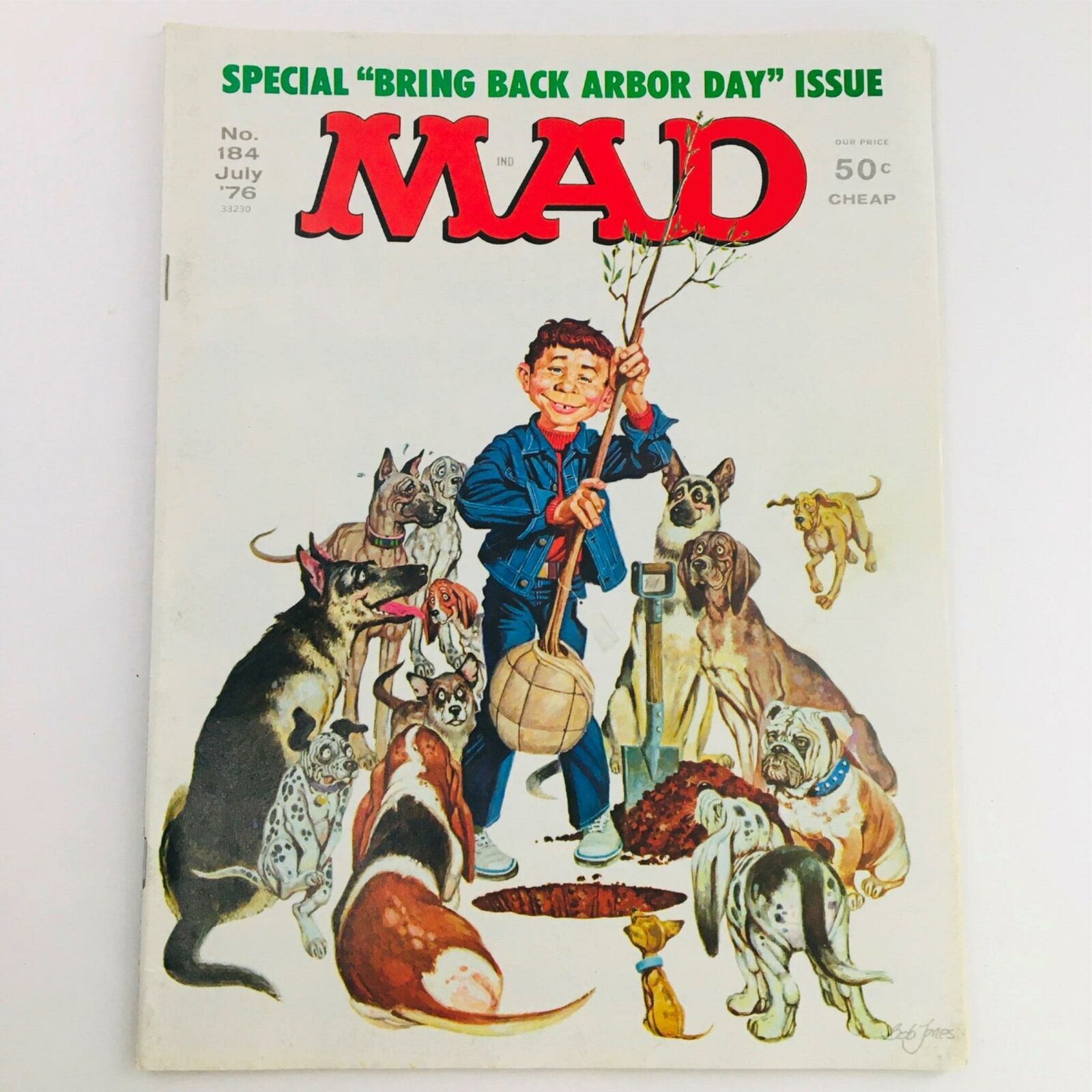 Mad Magazine July 1976 No. 184 Bring Back Arbor Day Issue Fine/FN 6.0