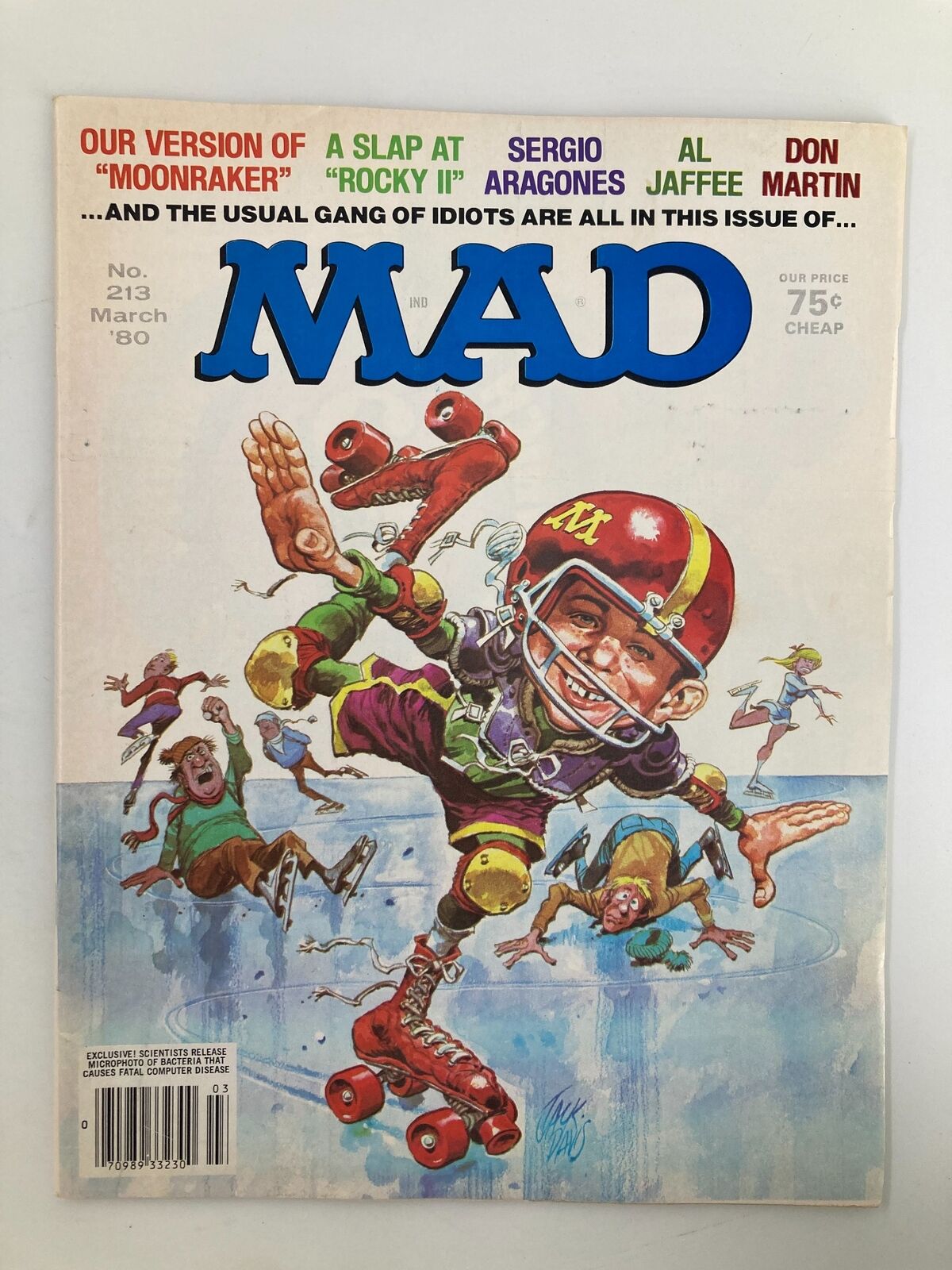 Mad Magazine March 1980 No. 213 Our Version of Moonraker FN Fine 6.0 No Label