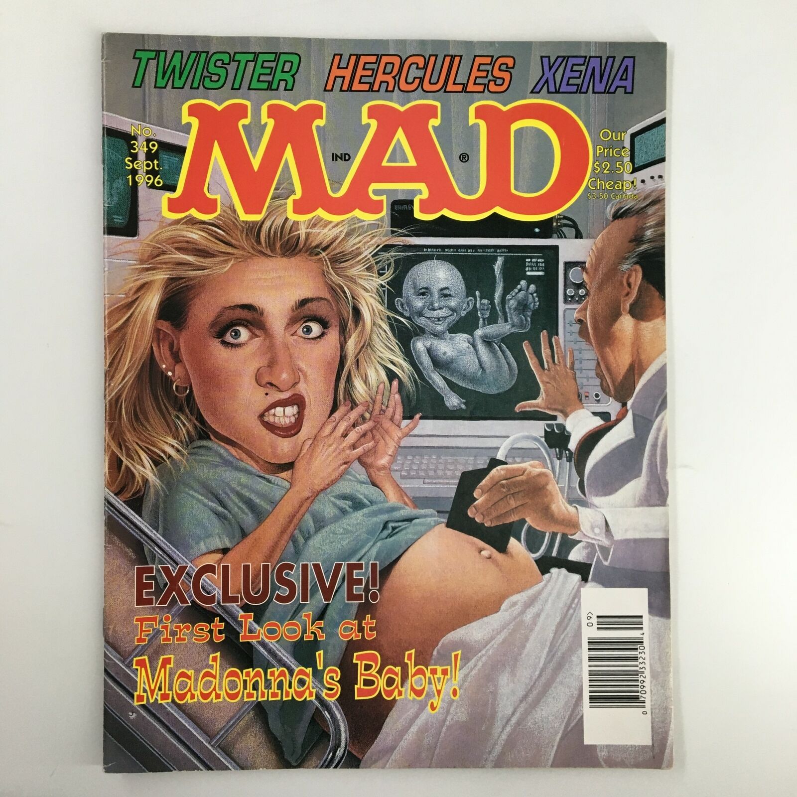 Mad Magazine September 1996 No. 349 Madonna's Baby VF Very Fine 8.0