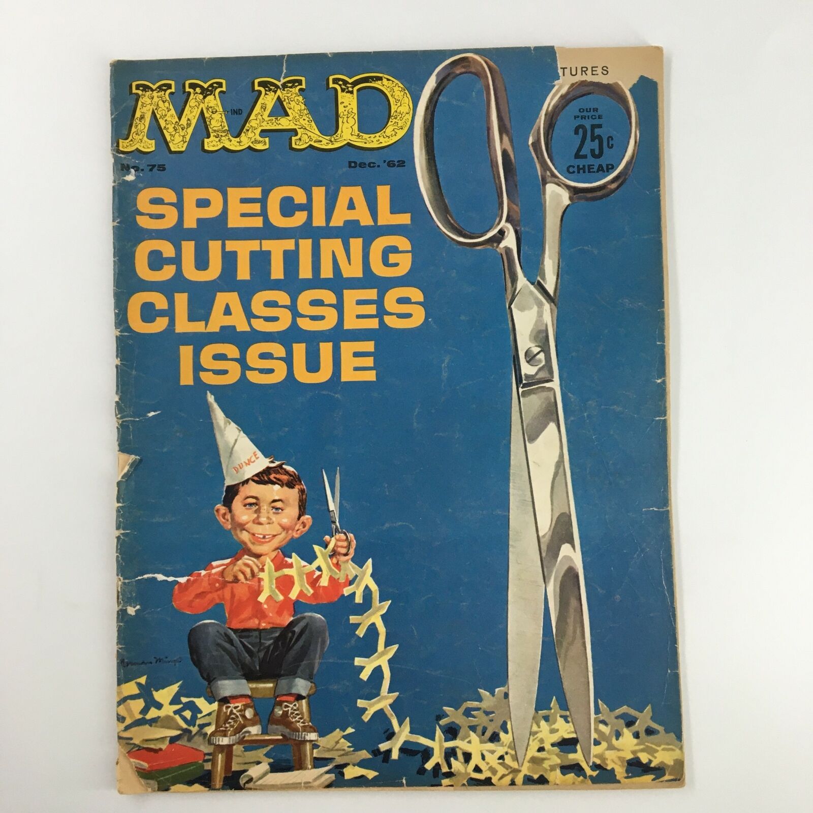 Mad Magazine December 1962 No. 75 Special Cutting Class Issue Very Good VG 4.0