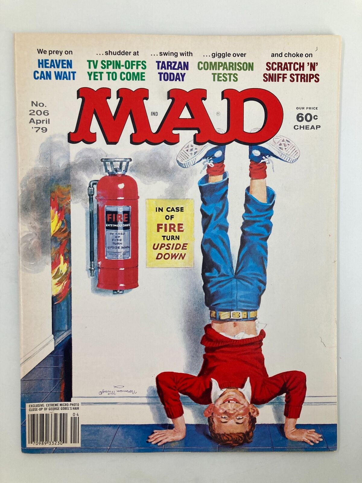 Mad Magazine April 1979 No. 206 Turn Upside Down FN Fine 6.0 No Label