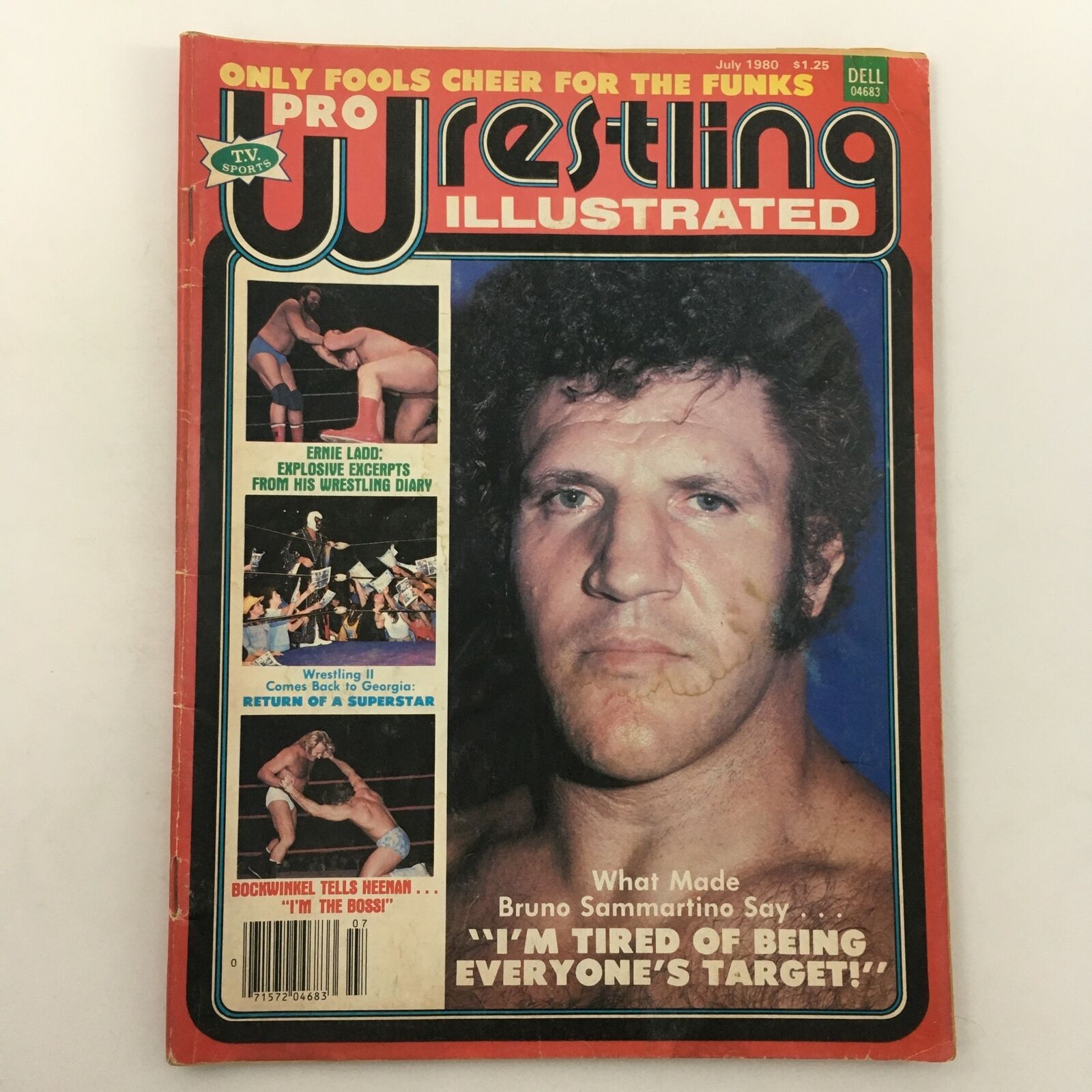 Pro Wrestling Illustrated Magazine July 1980 Bruno Sammartino is a Tired Target