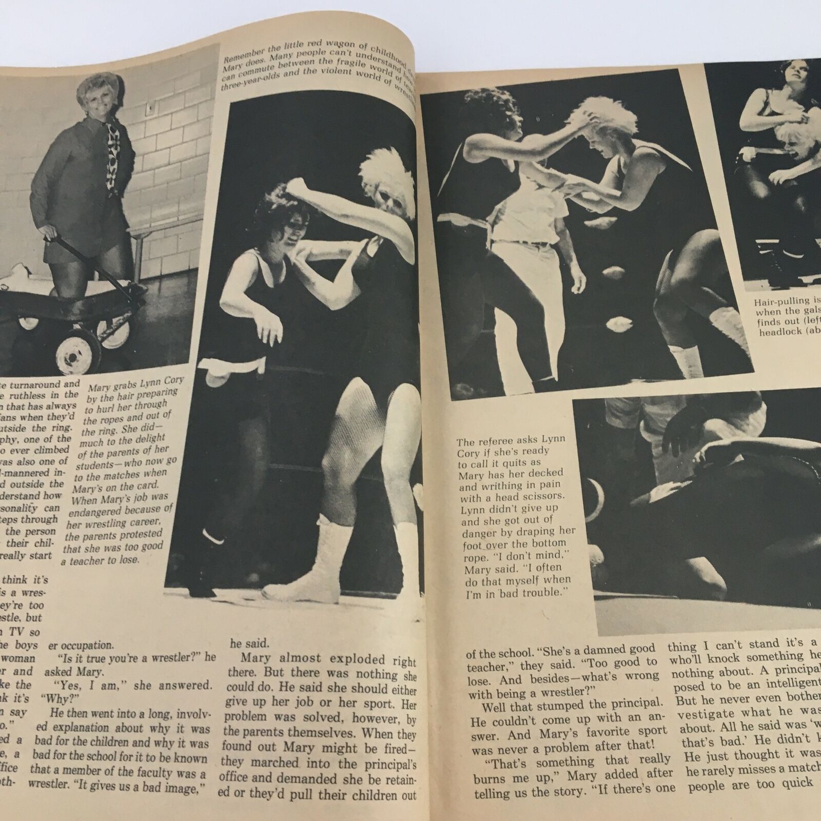 Inside Wrestling Magazine July 1972 Bruno Sammartino & Abdullah Farouk No Label