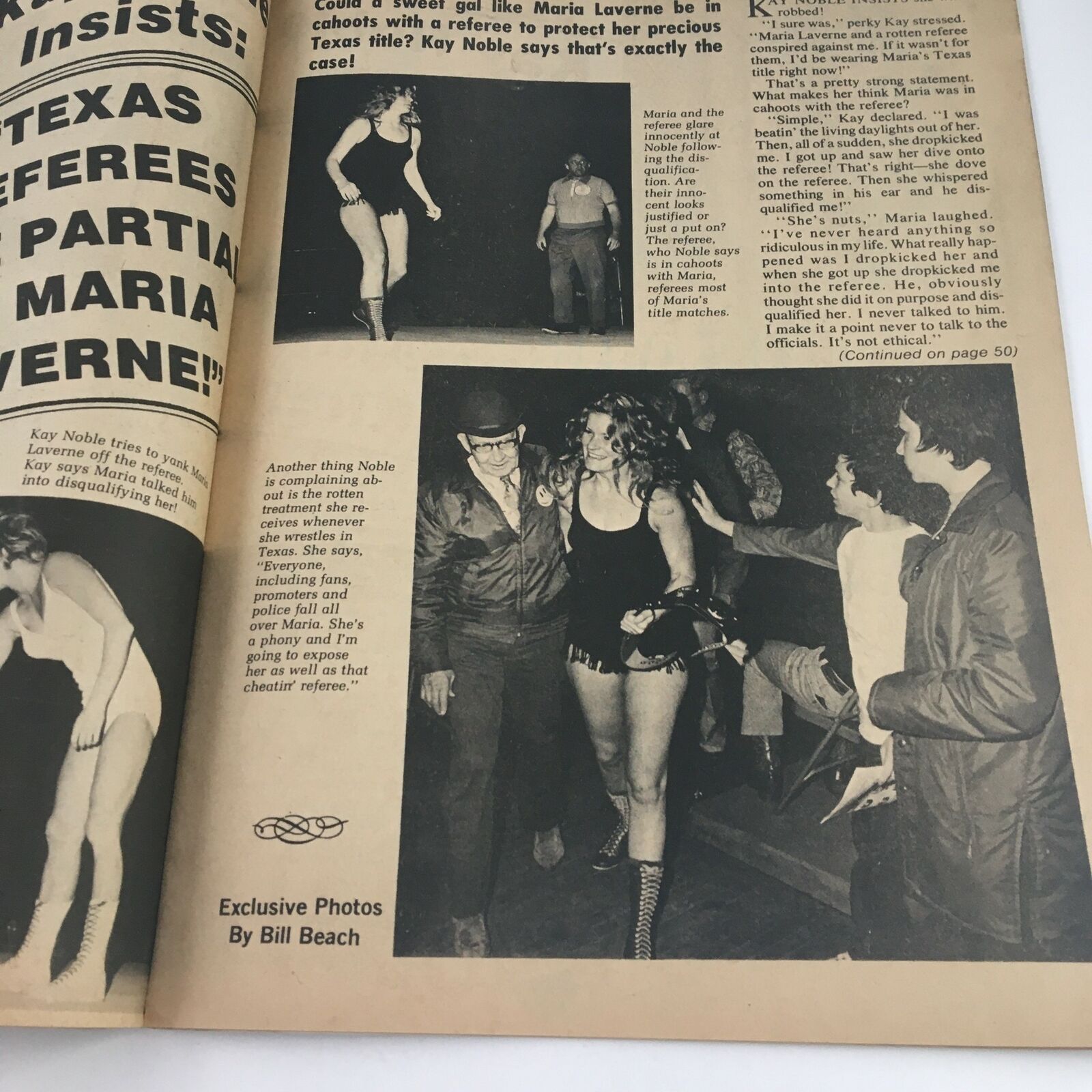 The Wrestler Magazine September 1973 Abdullah Farouk & Jim Valiant No Label