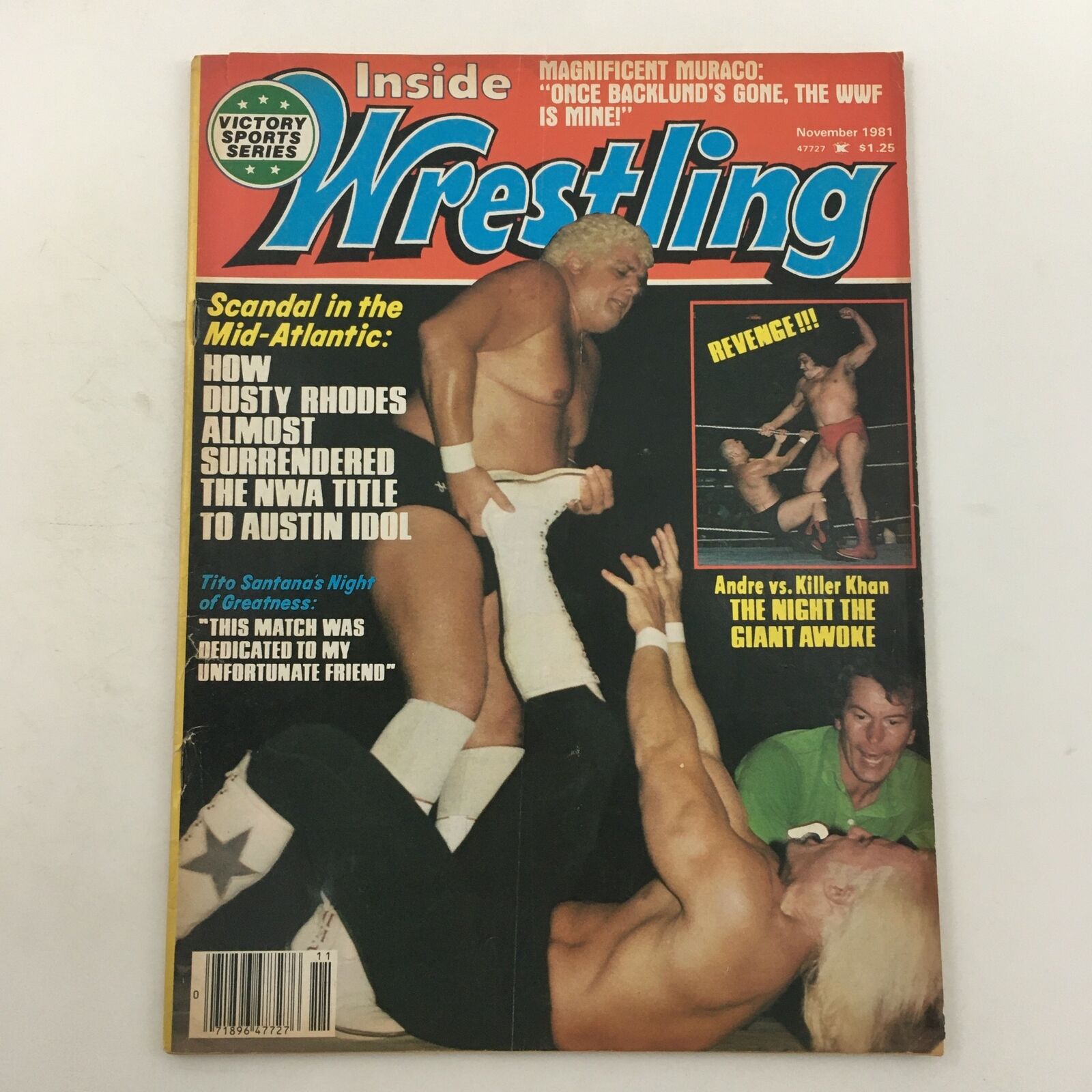 Inside Wrestling Magazine November 1981 Andre the Giant vs Killer Khan Feature