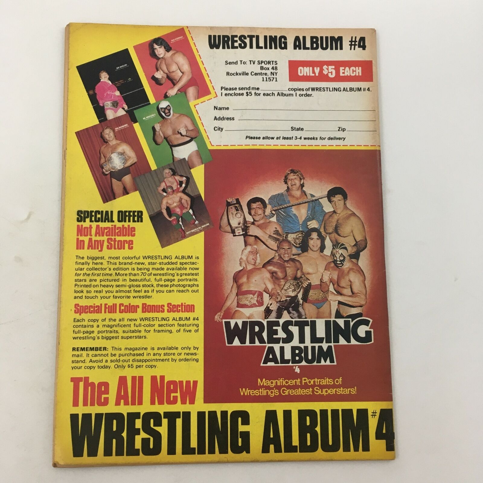 Inside Wrestling Magazine November 1981 Andre the Giant vs Killer Khan Feature