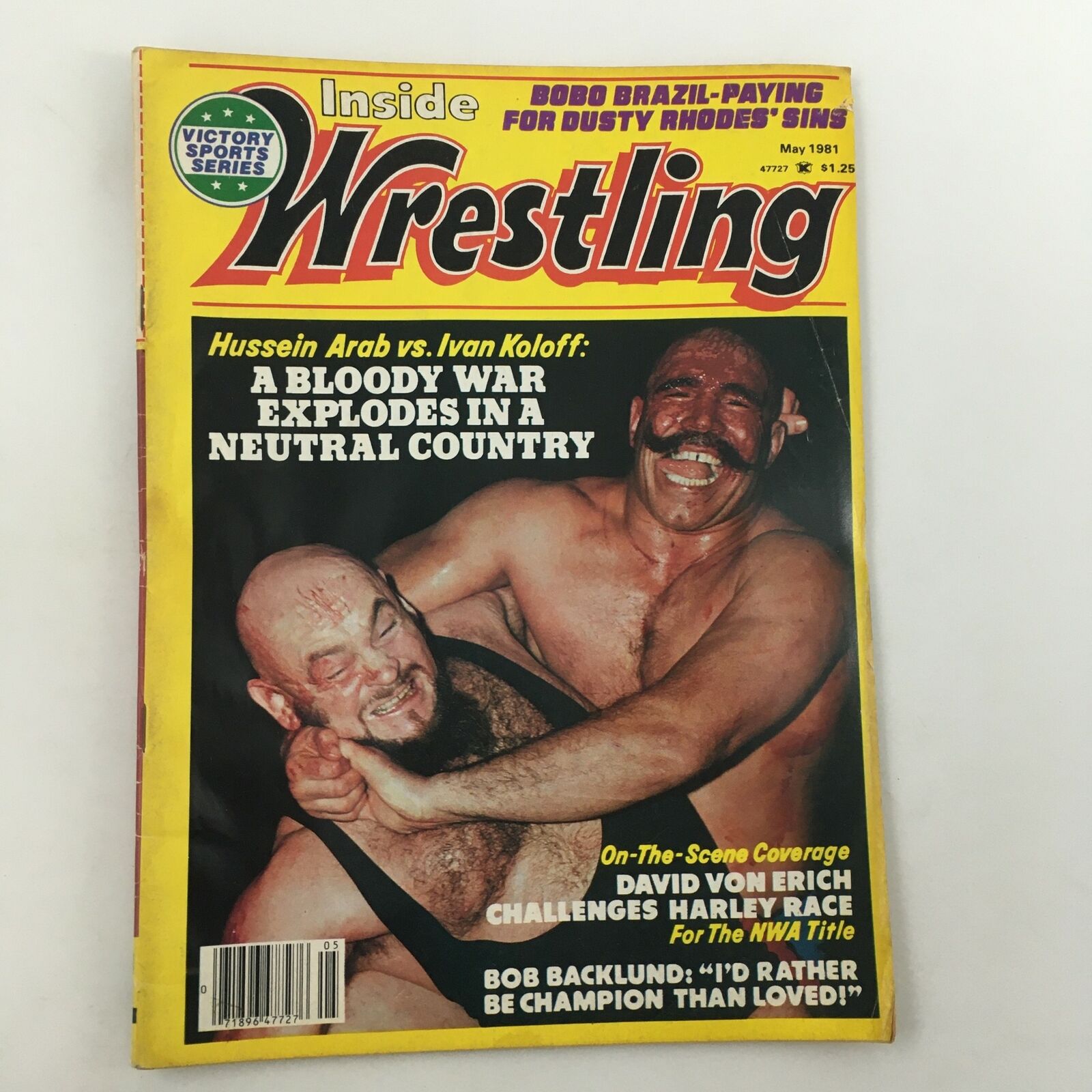 Inside Wrestling Magazine May 1981 Hussein Arab vs Ivan Koloff Feature, No Label