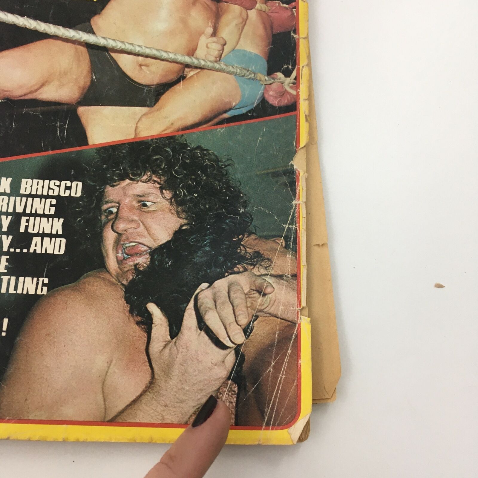 Inside Wrestling Magazine March 1977 Andre the Giant and Jack Brisco, No Label