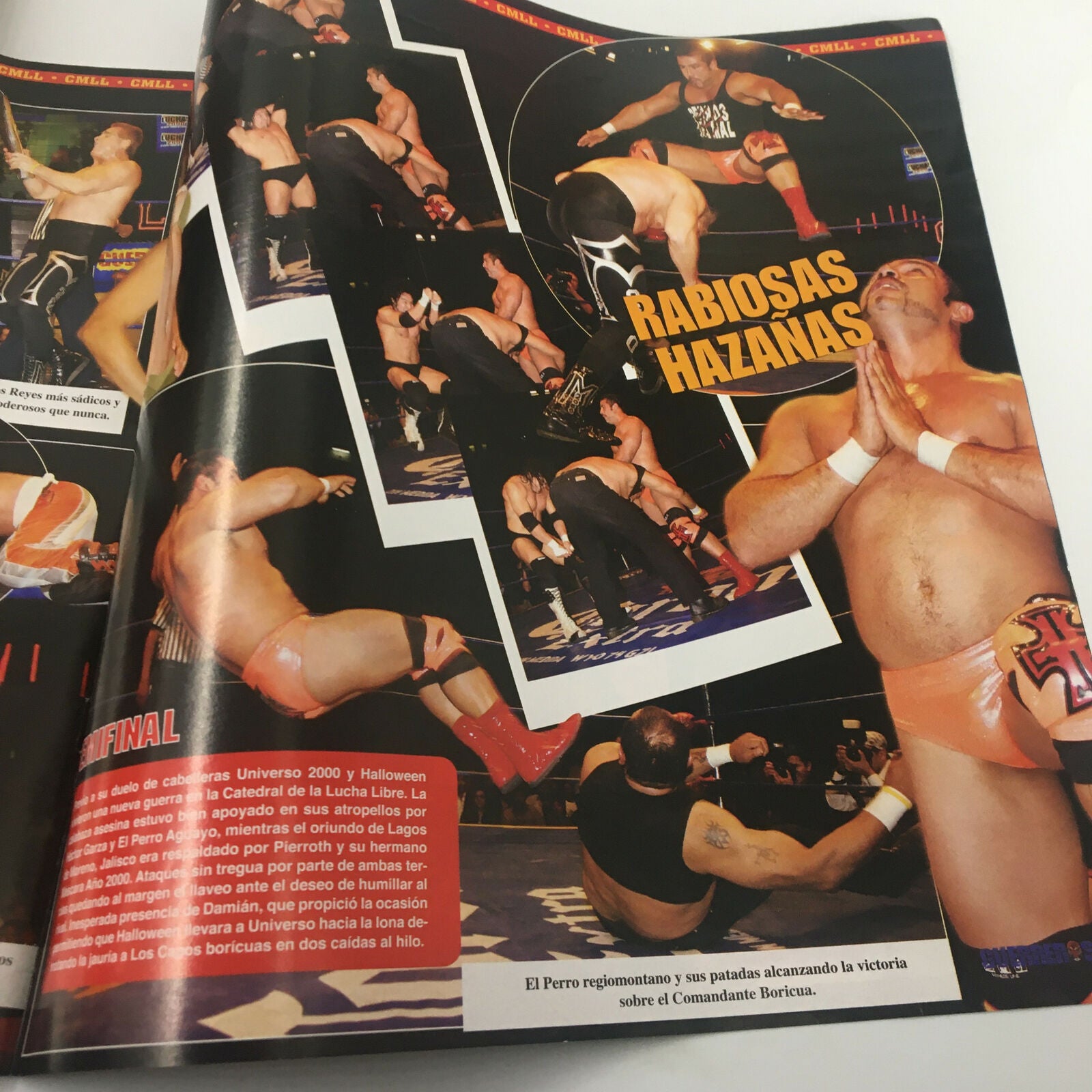 Guerreros Magazine Year 1 No. 11 Van A Caer Ante Mi Dos Caras Jr. No Label VG