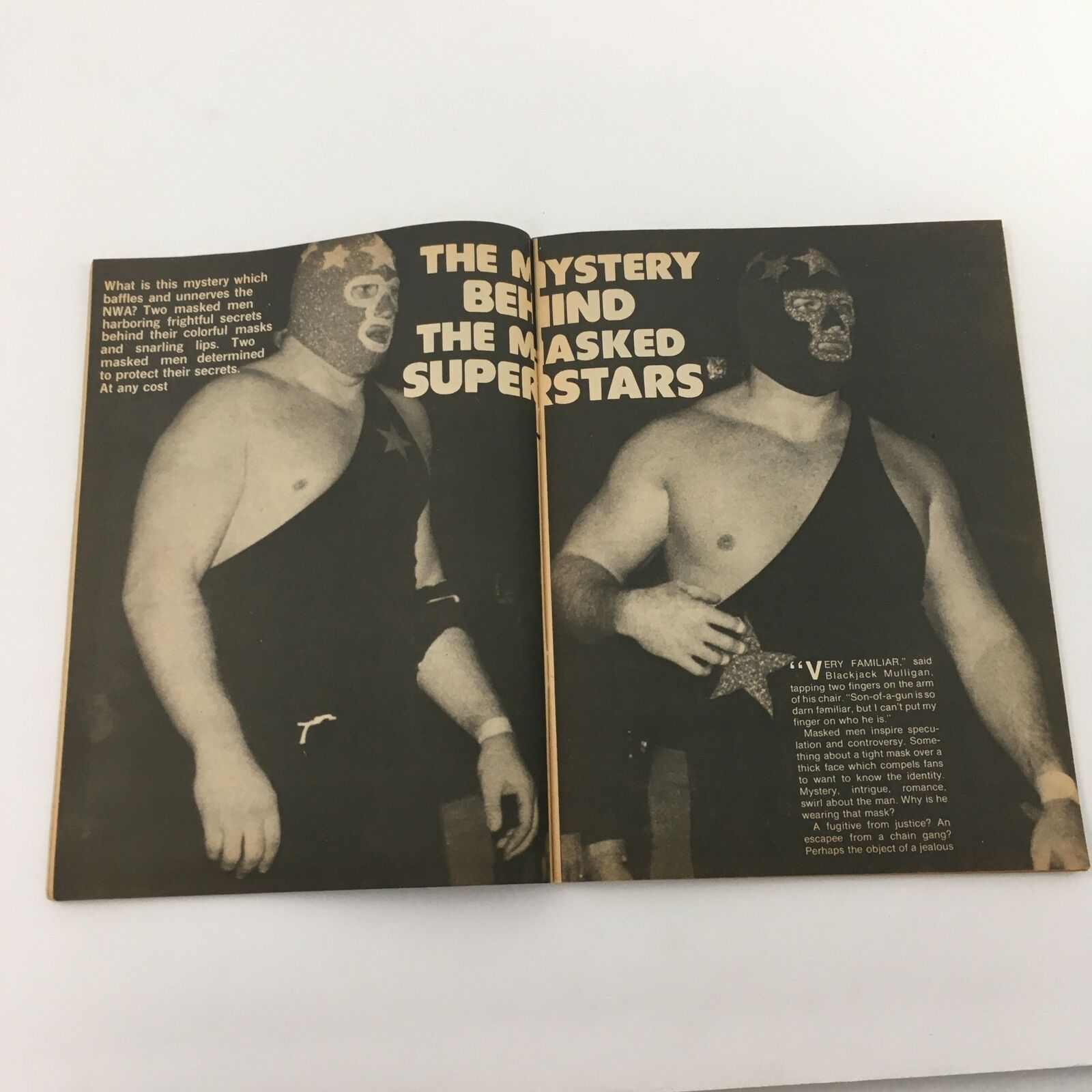 Inside Wrestling Magazine July 1980 Kevin Von Erich and Dusty Rhodes Revenge