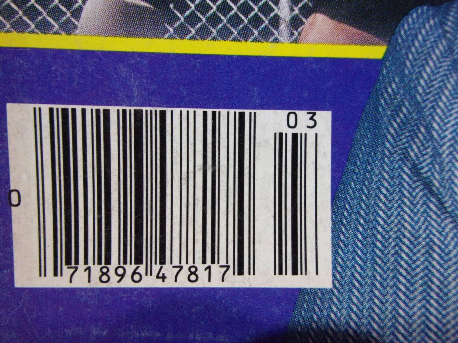 Barcode details from the back cover of Sports Preview Wrestling magazine, essential for collectors and inventory tracking.