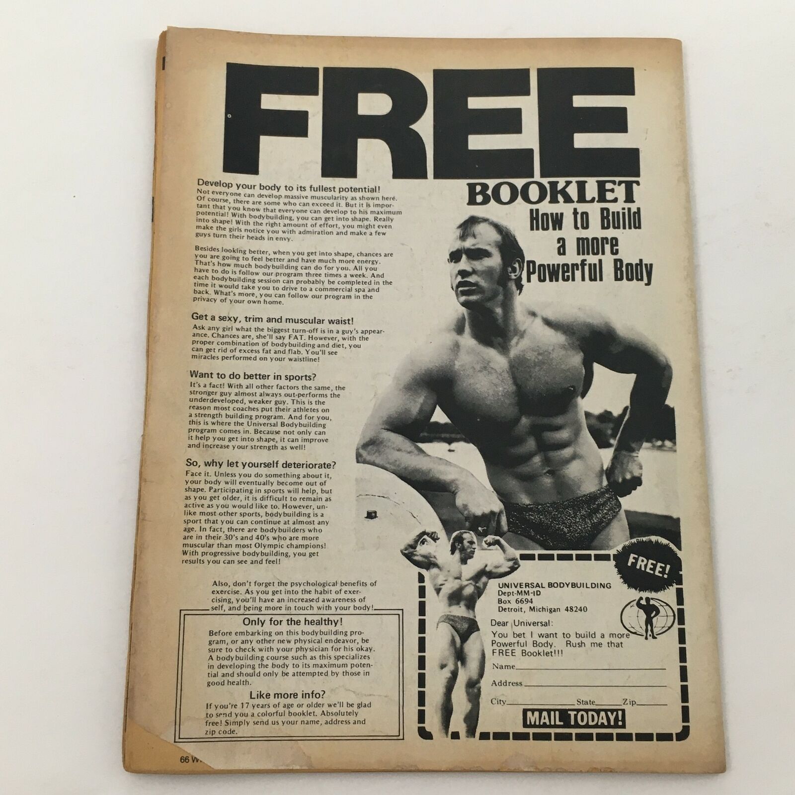 Wrestling Today Magazine 1980 #15 Antonino Inoki Cover and Bod Sweetan Feature