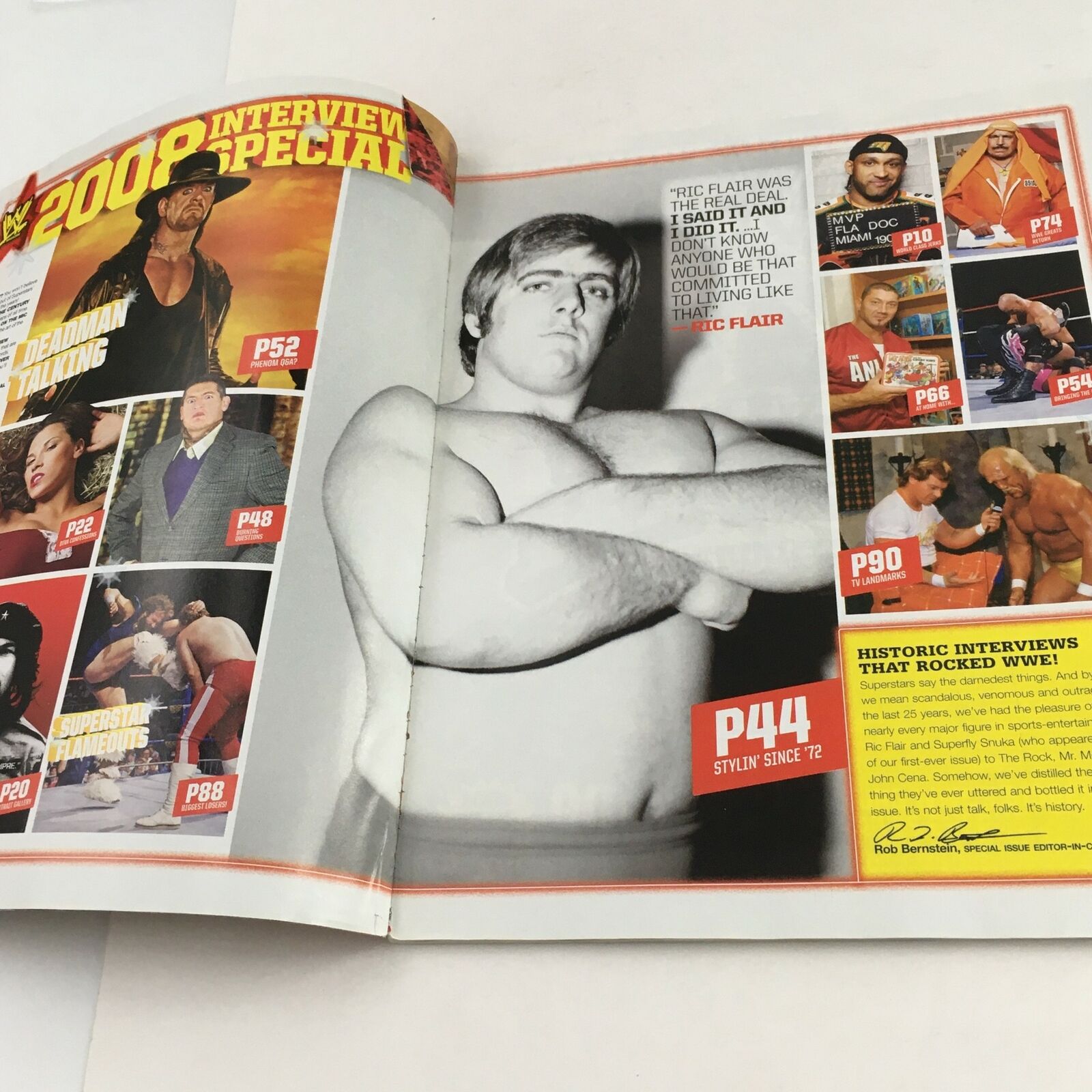 WWE Magazine 2008 The 300 Greatest WWE Stories Ever Told The Undertaker No Label