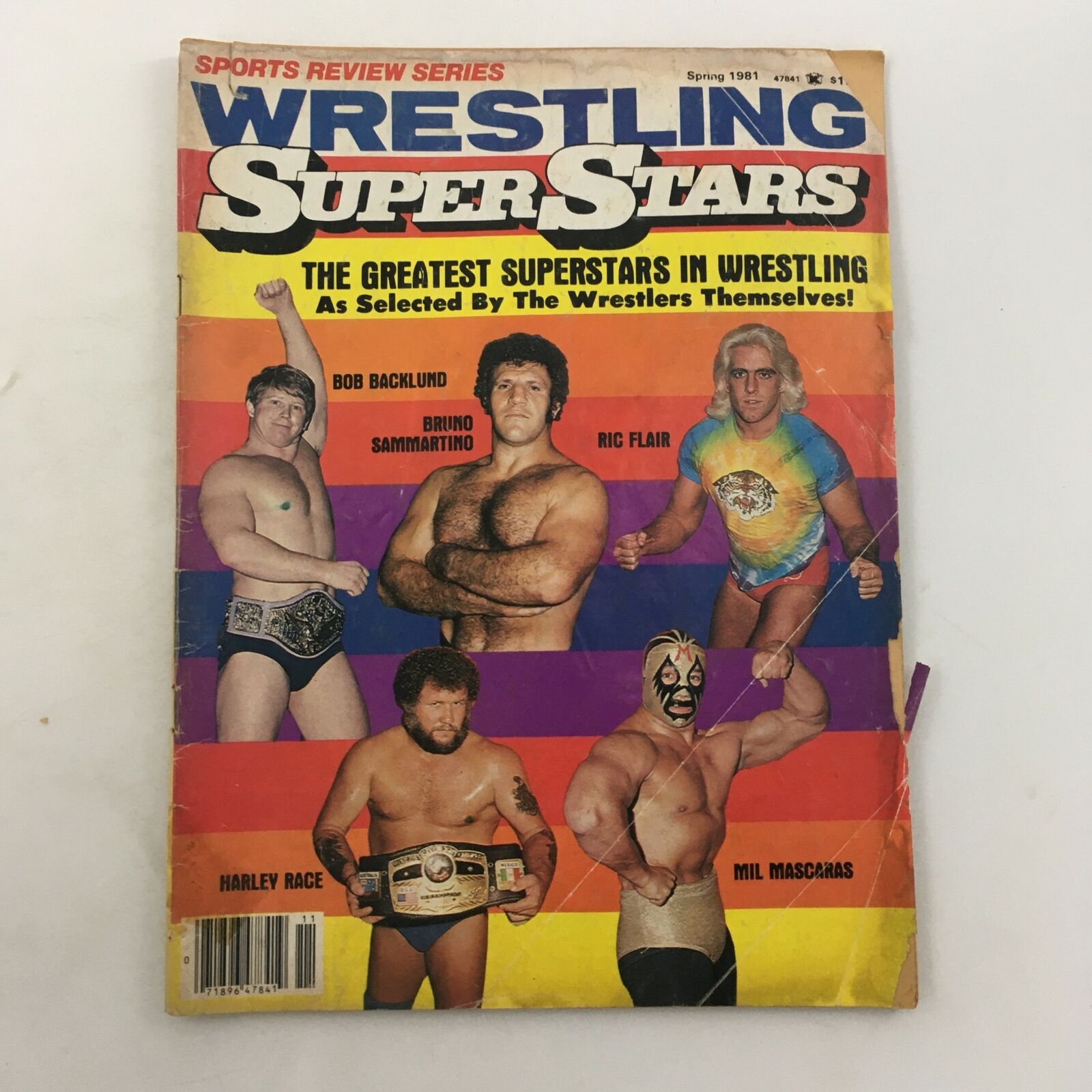 Wrestling Super Stars Magazine Spring 1981 Andre the Giant Slug Killer Kupp