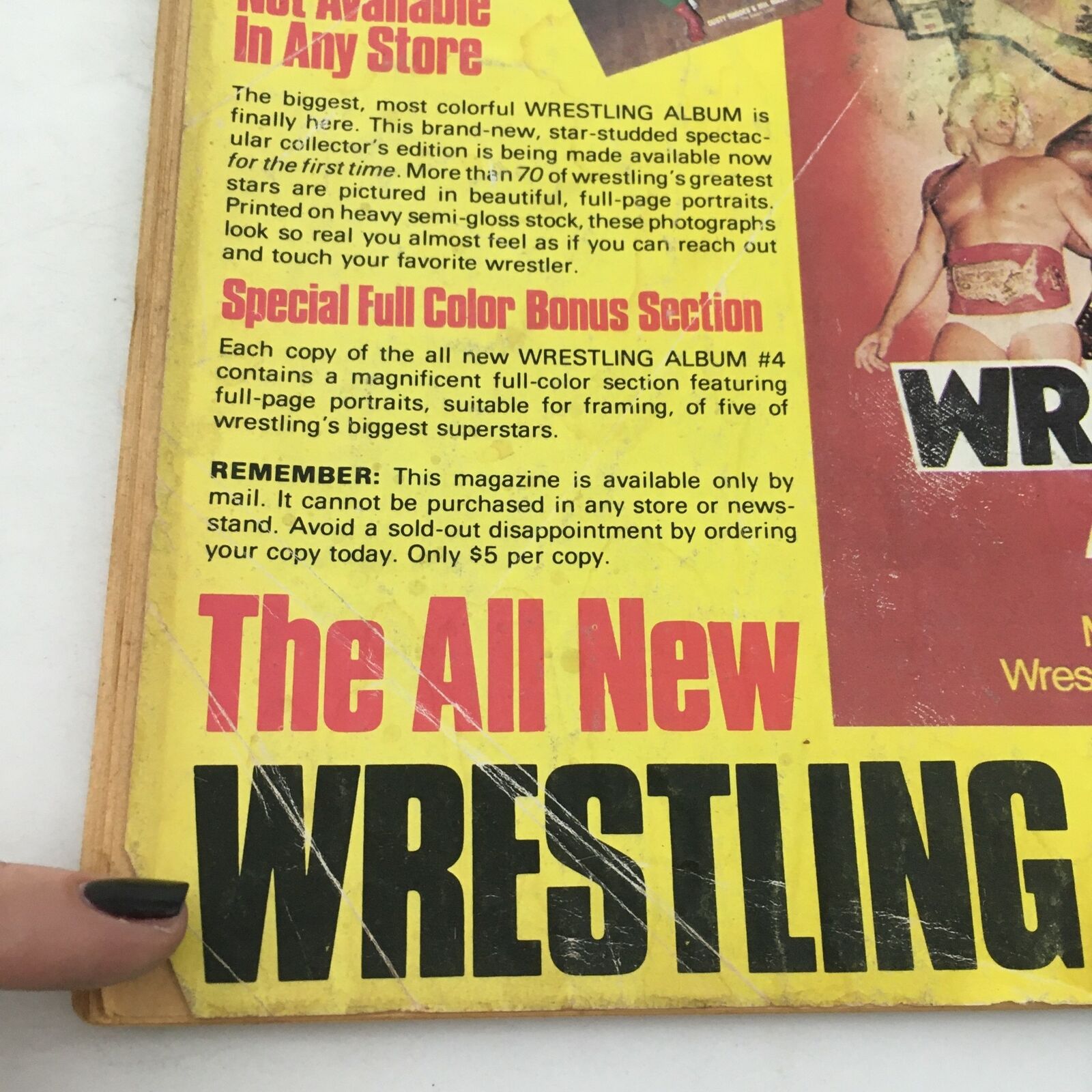 Wrestling Super Stars Magazine Spring 1981 Andre the Giant Slug Killer Kupp