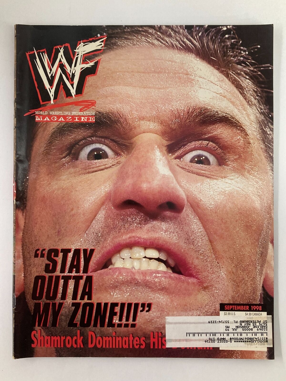 WWF Magazine September 1998 Vol 17 #9 Ken Shamrock, Vince McMahon & The Igloo