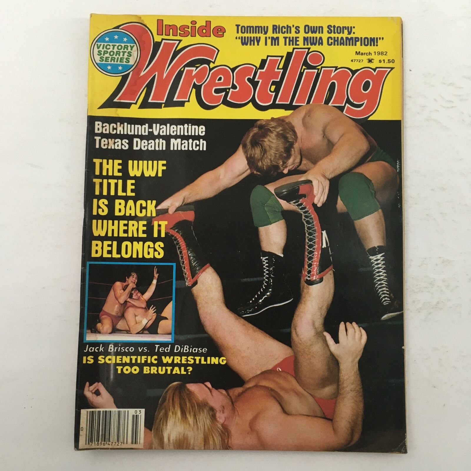 Inside Wrestling Magazine March 1982 Andre the Giant vs King Kong Mosca Fight