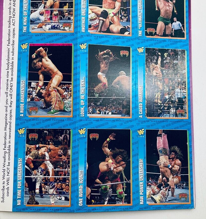 WWF World Wrestling Federation Magazine June 1996 Shawn Michaels w Poster