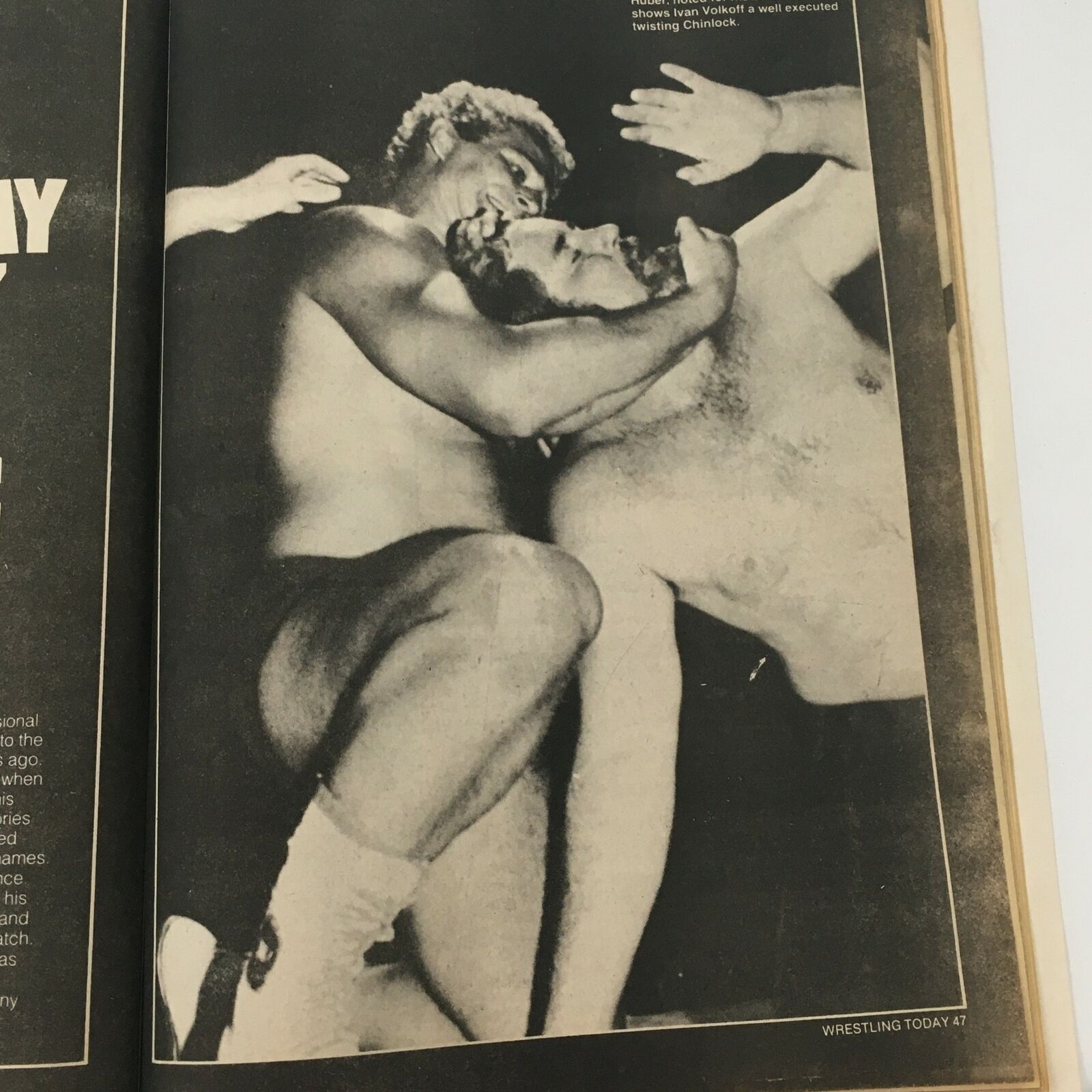 Wrestling Today Magazine 1981 Harley Race Cover and Luke Graham Feature