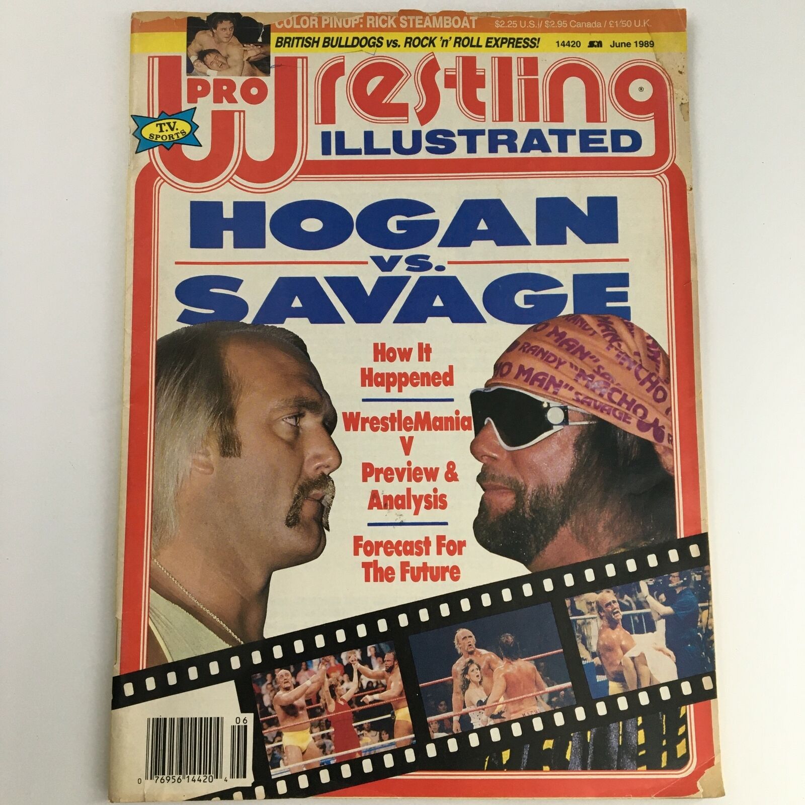 Pro Wrestling Illustrated Magazine June 1989 Hulk Hogan vs Randy Savage