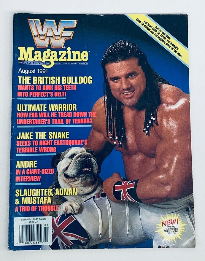 WWF World Wrestling Federation Magazine August 1991 Andre the Giant, The Warrior