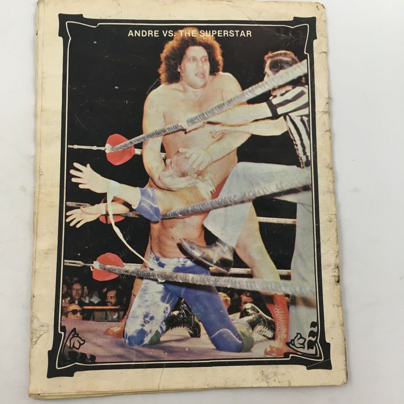 Wrestling Action Magazine Vol 1 #4 1970s Andre The Giant vs Superstar Graham