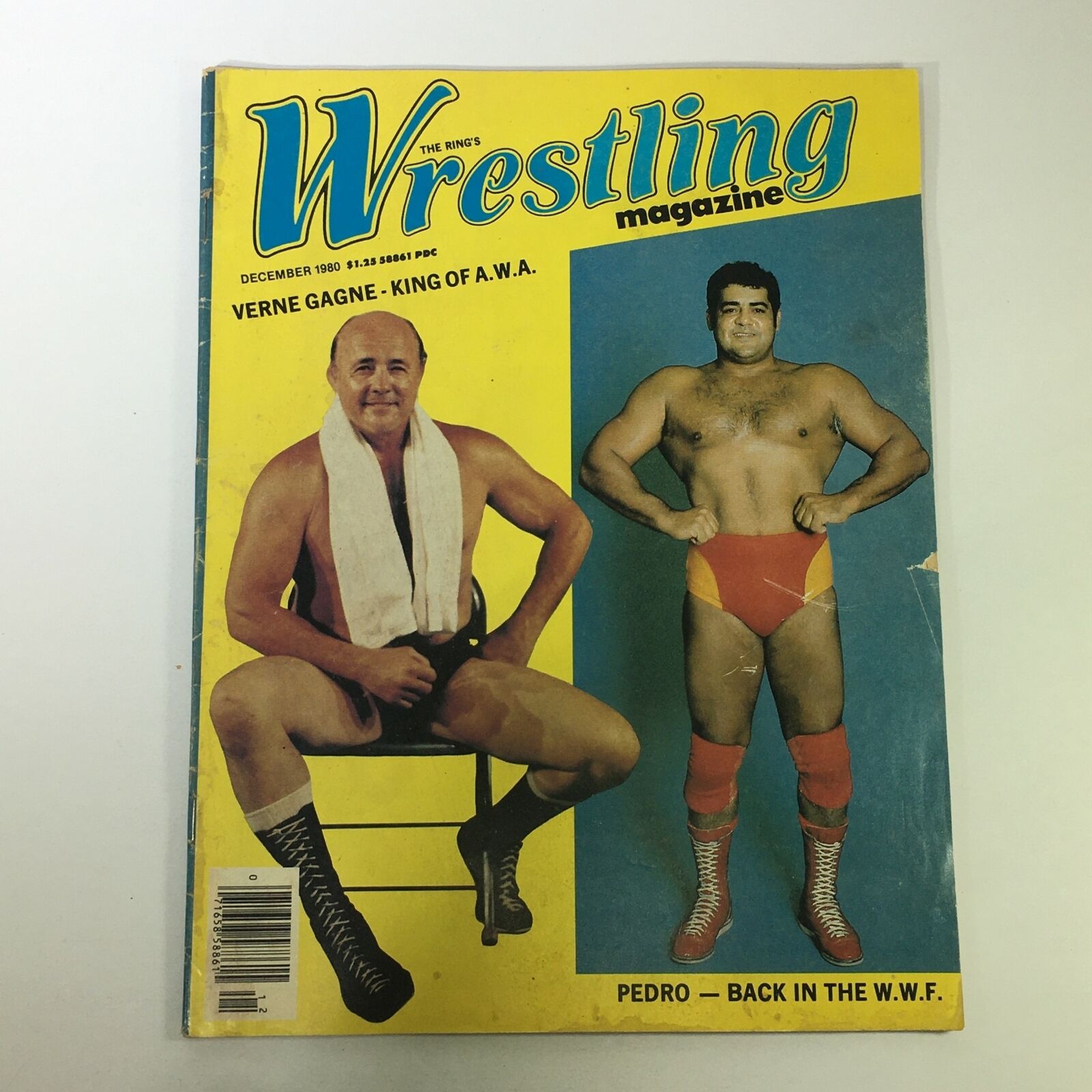 VTG The Ring's Wrestling Magazine December 1980 - Verne Gagne / Pedro Morales