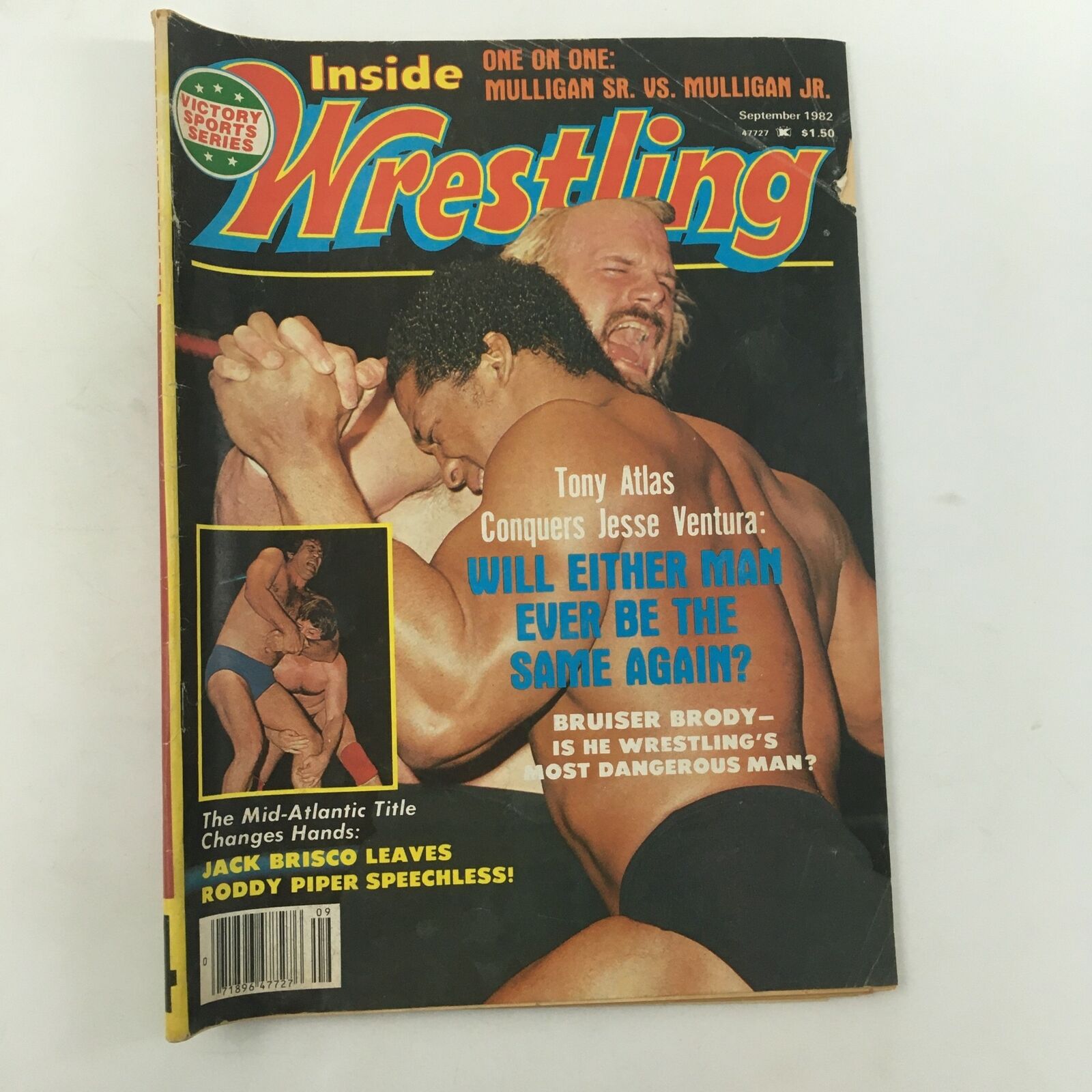 Inside Wrestling Magazine September 1982 Jack Brisco and Roddy Piper Speechless