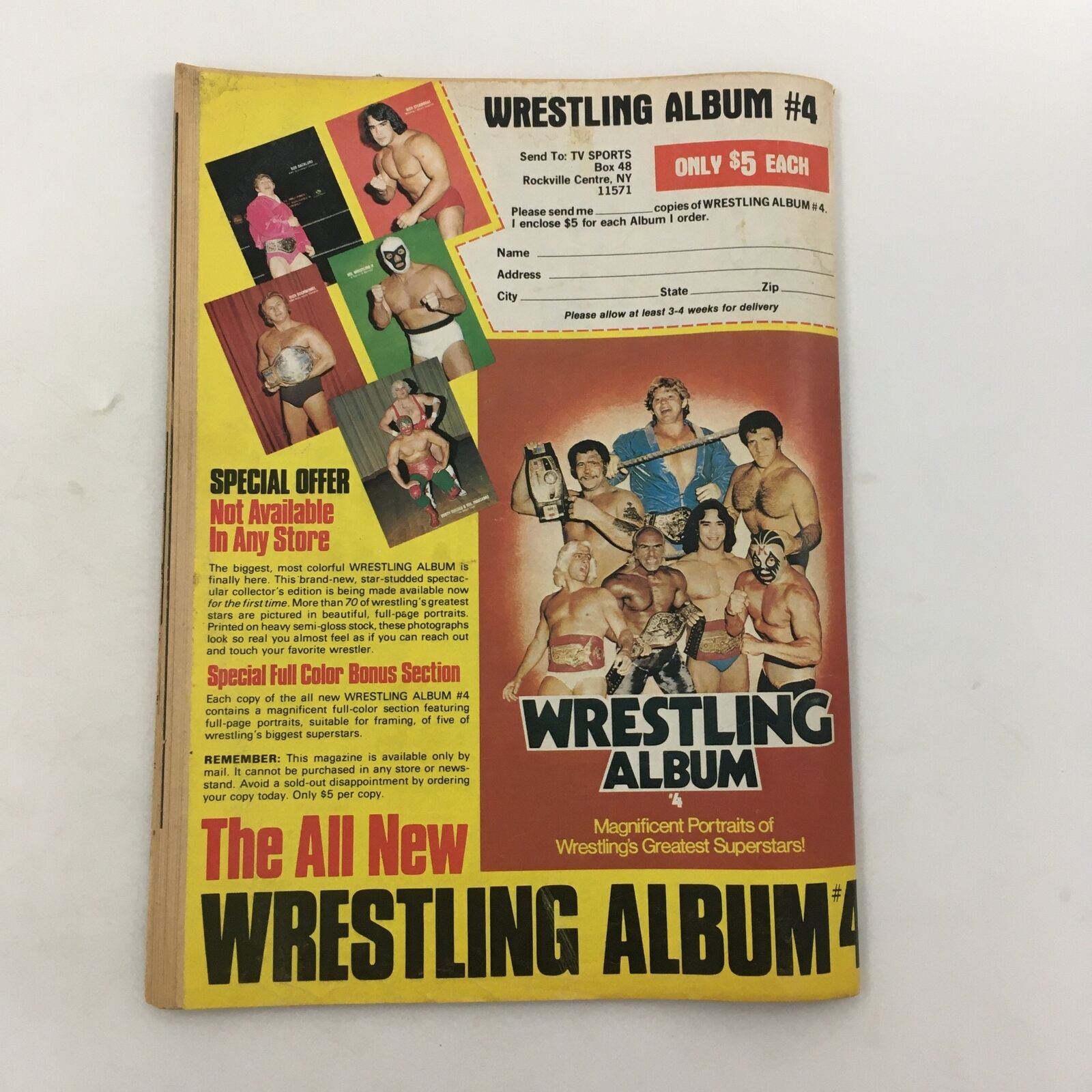 Inside Wrestling Magazine September 1982 Jack Brisco and Roddy Piper Speechless