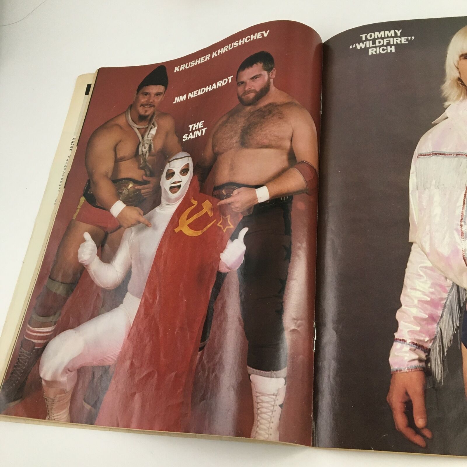 Wrestler Annual Spring 1985 Kerry Von Erich, Bob Backlund, Ric Flair,