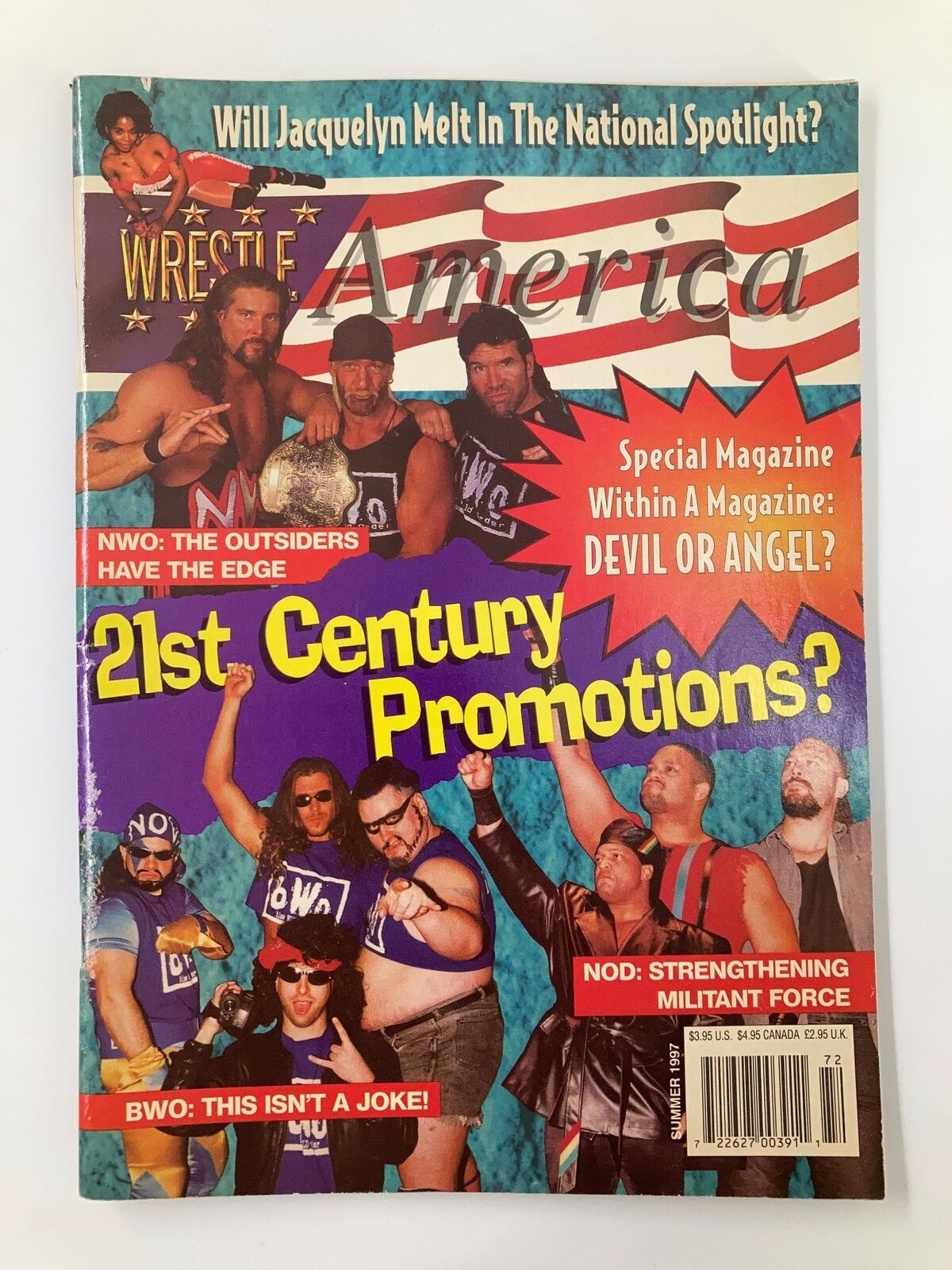 Wrestle America Magazine Summer 1997 Hulk Hogan, Scott Hall, Kevin Nash & Syxx