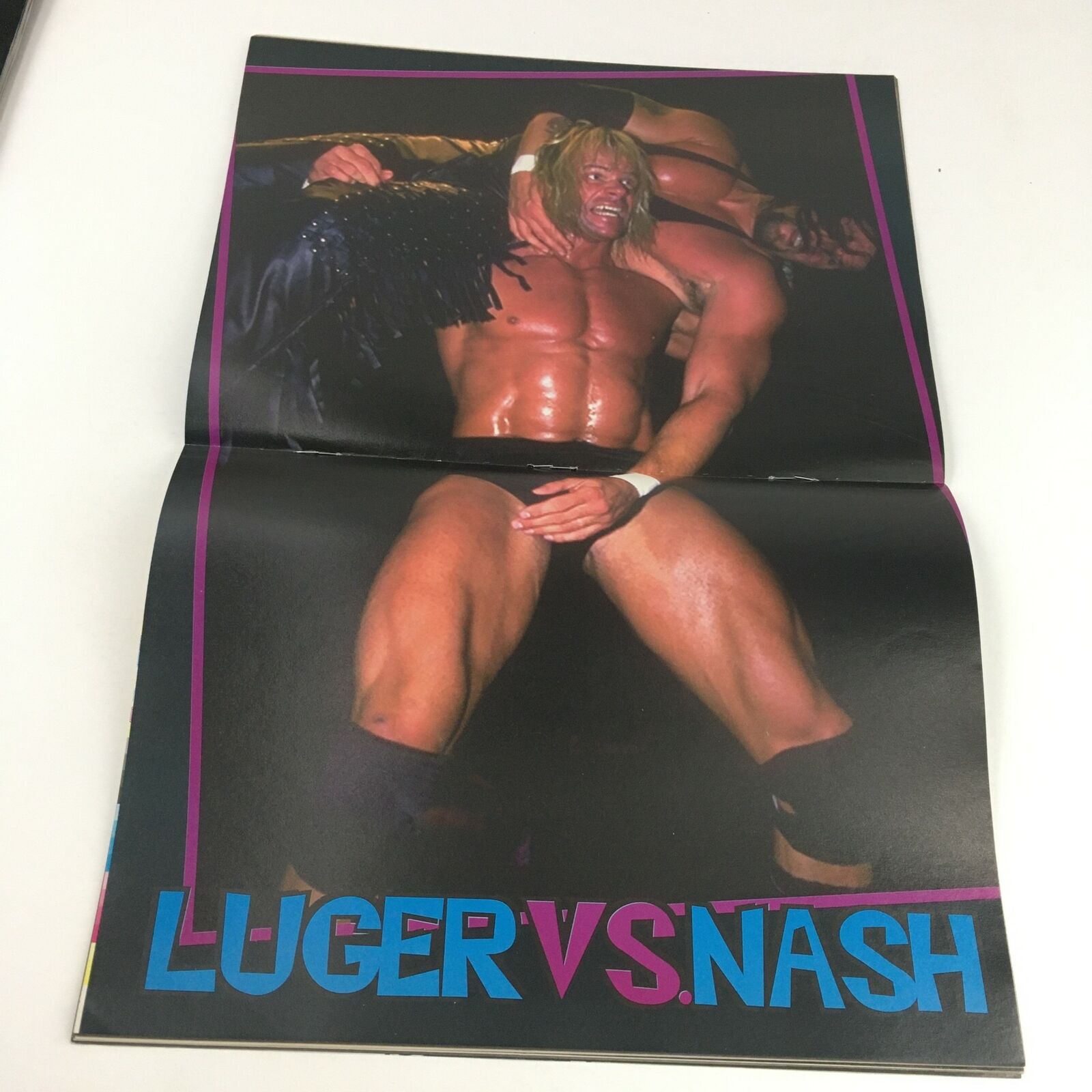 Ringside Wrestling Magazine September 1997 Lex Luger w Poster No Label VG