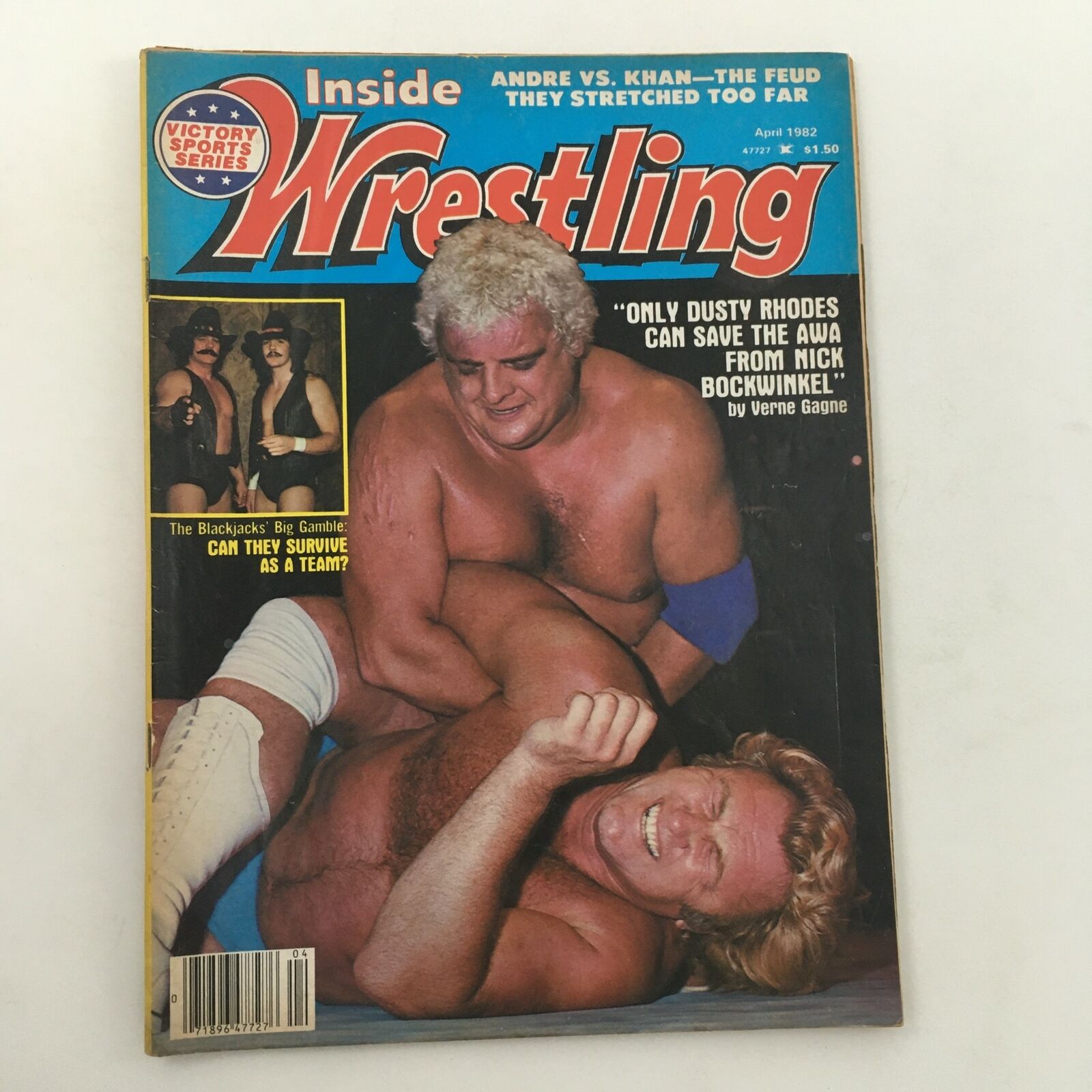 Inside Wrestling Magazine April 1982 Dusty Rhodes Save AWA From Nick Bockwinkel