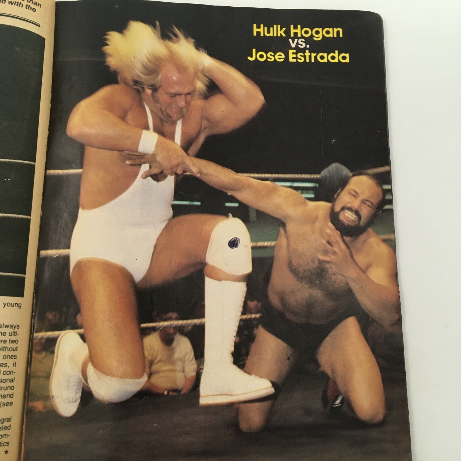 Wrestling World Magazine 1980 Hulk Hogan and Tony Atlas On Collision Course