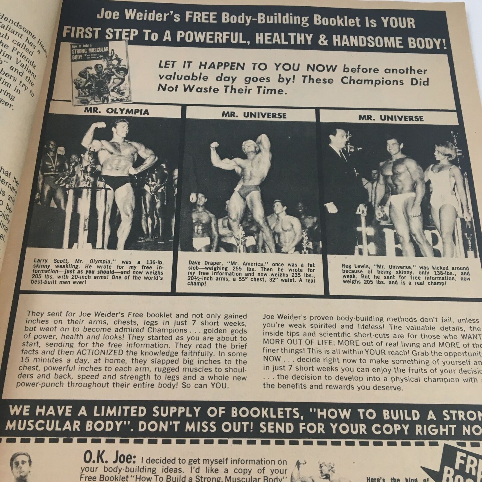 Inside Wrestling Magazine November 1972 Bruno Sammartino vs Morales No Label
