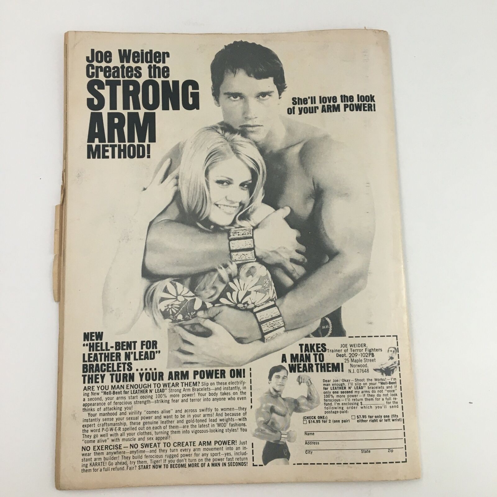 Inside Wrestling Magazine November 1972 Bruno Sammartino vs Morales No Label