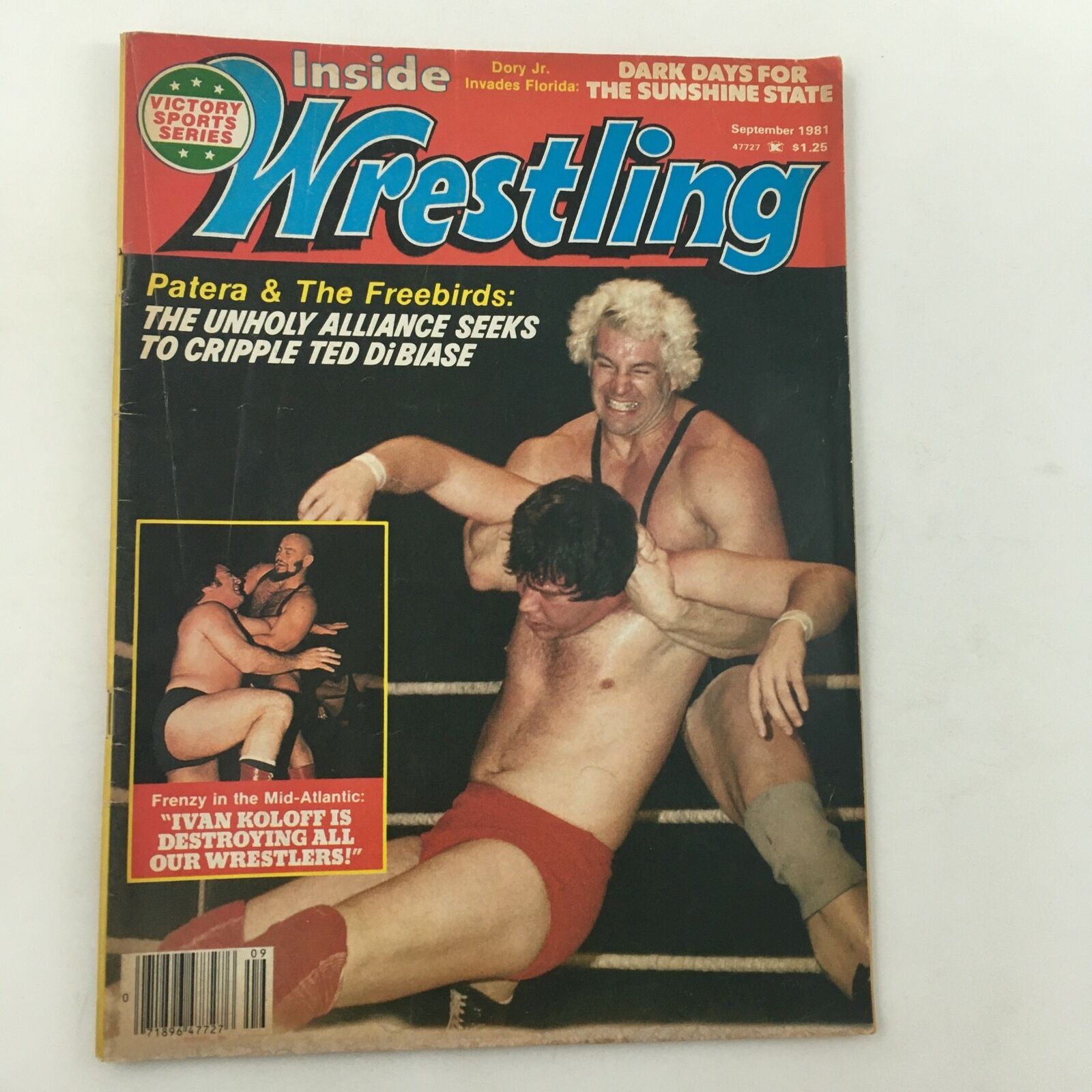 Inside Wrestling Magazine September 1981 Ivan Koloff, Ken Patera & The Freebirds