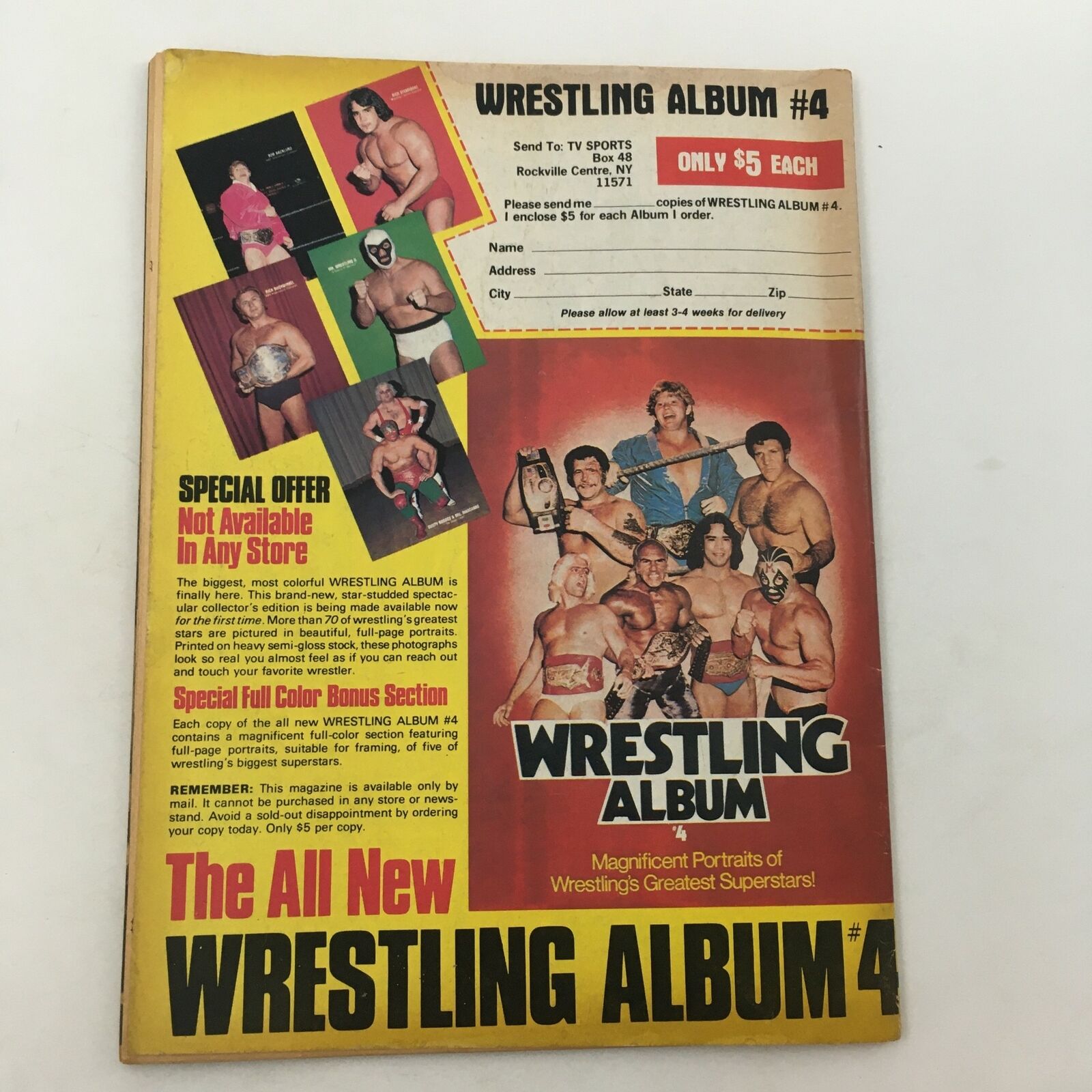 Inside Wrestling Magazine September 1981 Ivan Koloff, Ken Patera & The Freebirds