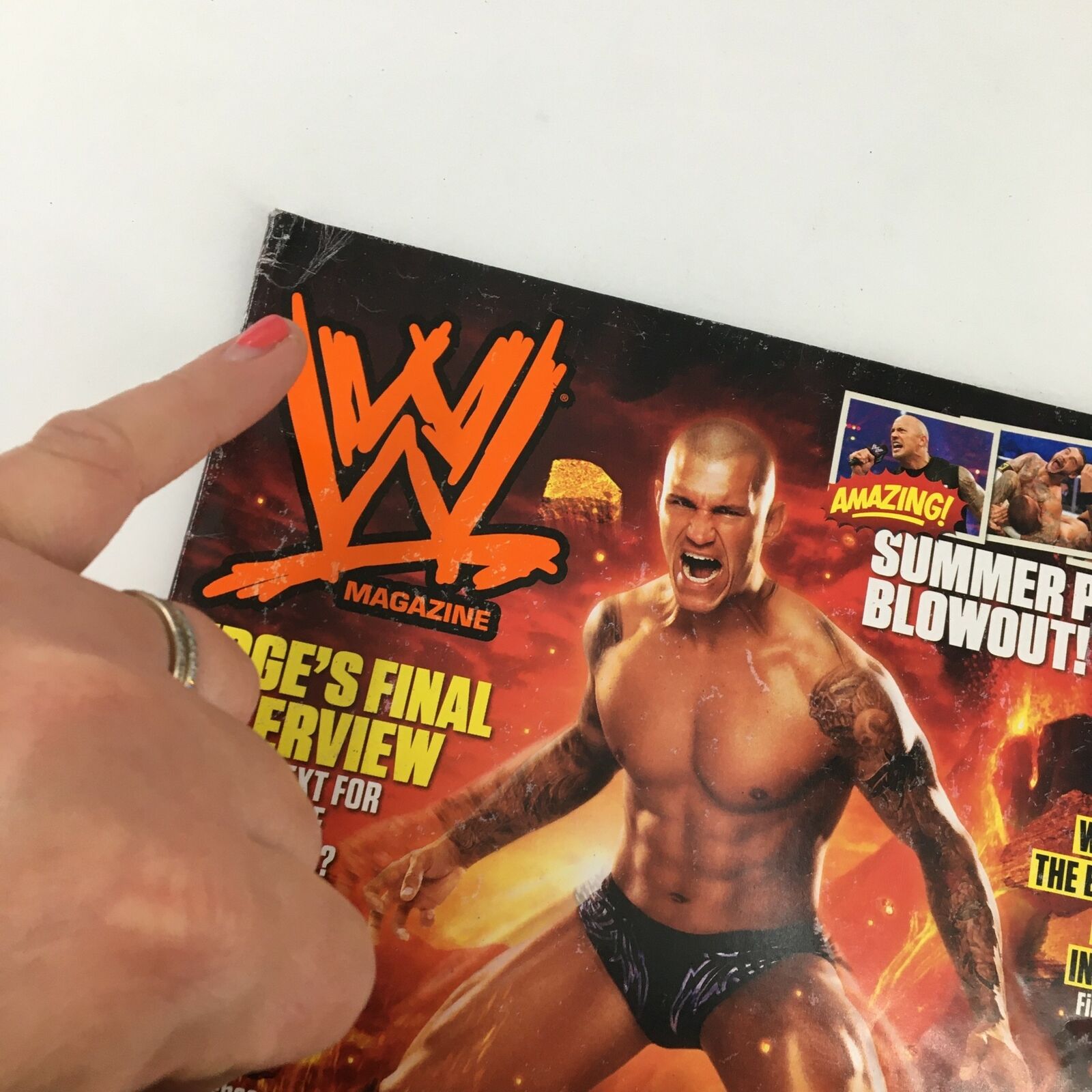 WWE Magazine June 2011 Randy Orton, Rey Mysterio, Sin Cara, The Rock No Label