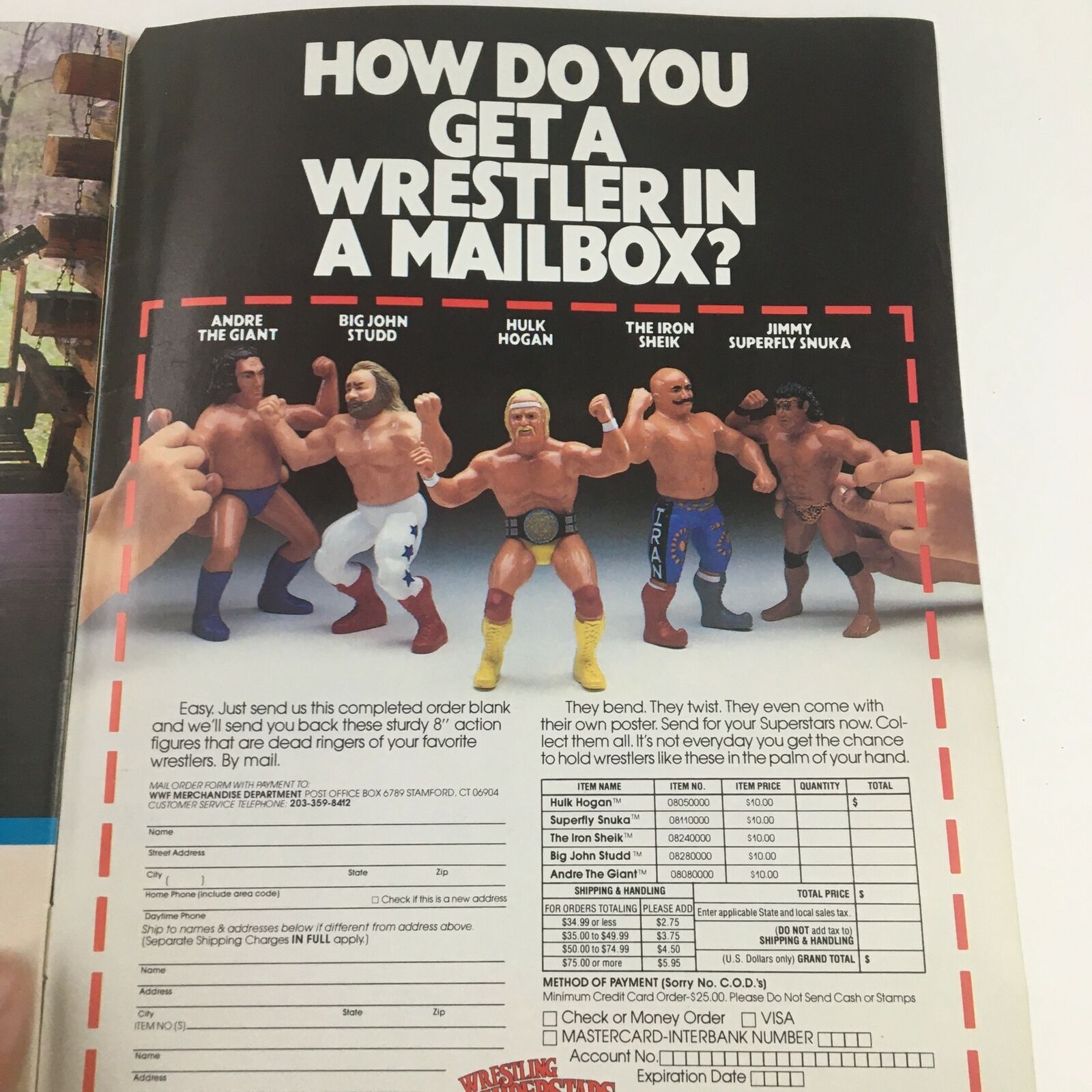 WWF Magazine August 1985 Cyndi Lauper, Lou Albano, Jimmy Snuka & Ricky Steamboat