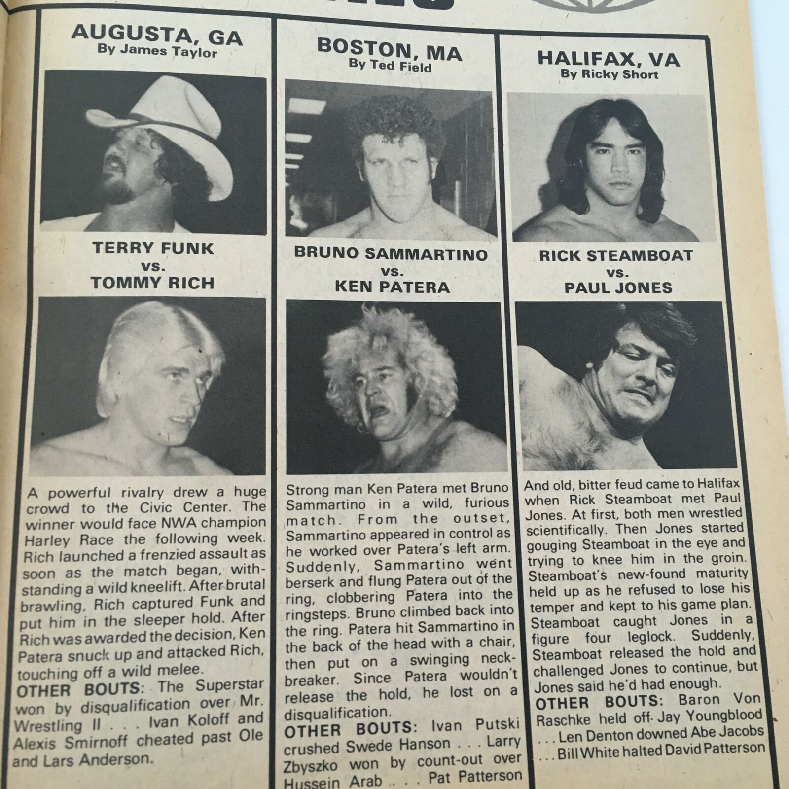 Inside Wrestling Magazine June 1980 Andre the Giant, Ivan Putski vs Hussein Arab