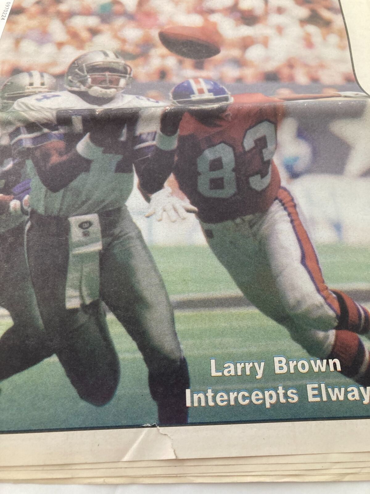 Dallas Cowboys Weekly Newspaper September 16 1995 Vol 21 #14 Larry Brown