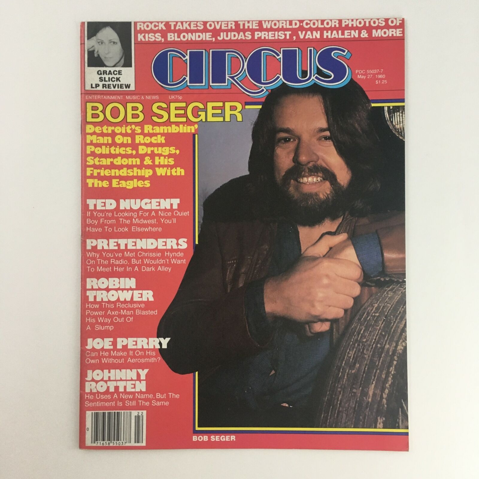 Circus Magazine May 27 1980 Singer-Songwriter Bob Seger Feature, No Label VG