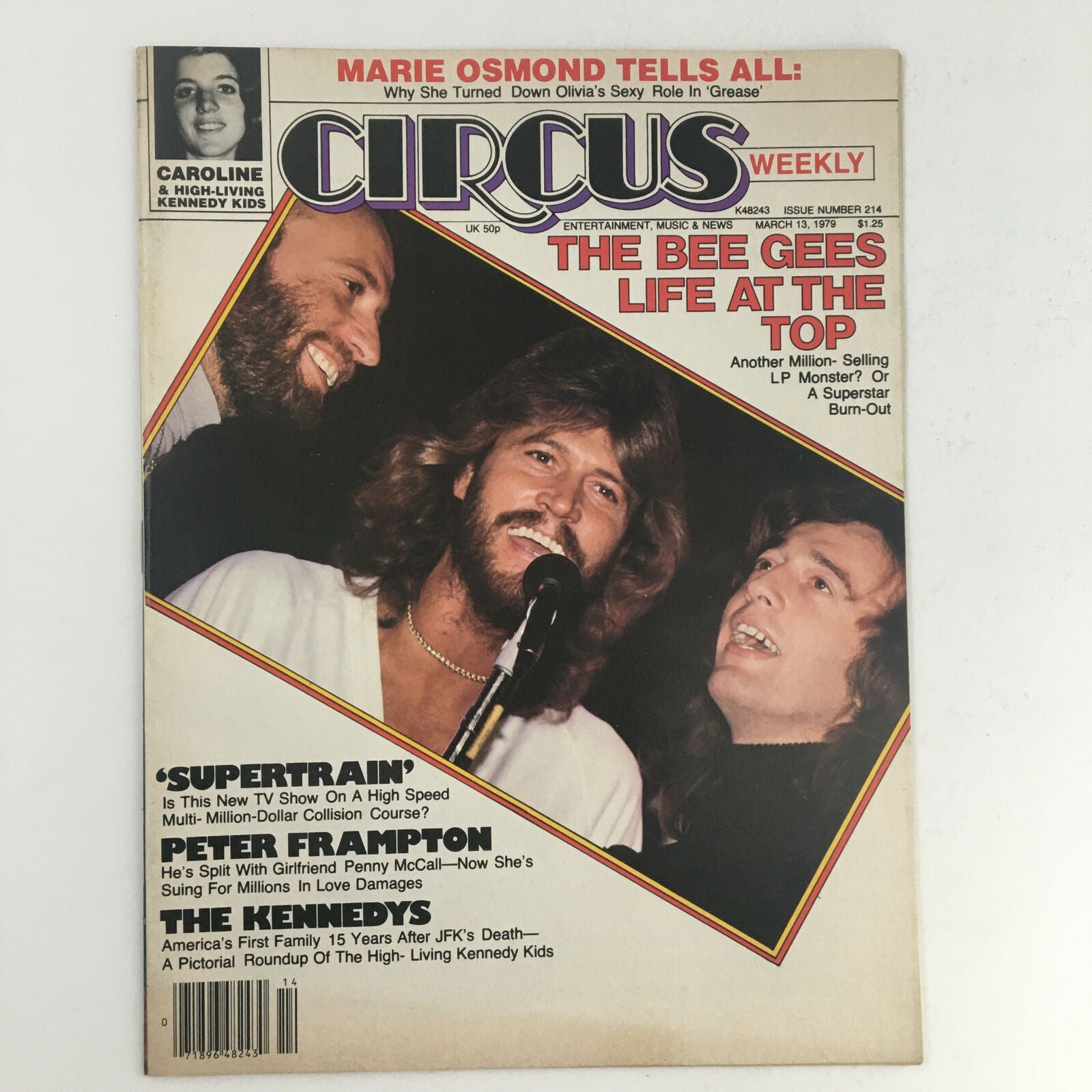 Circus Magazine March 13 1979 The Bee Gees & Elvis Costello Poster No Label