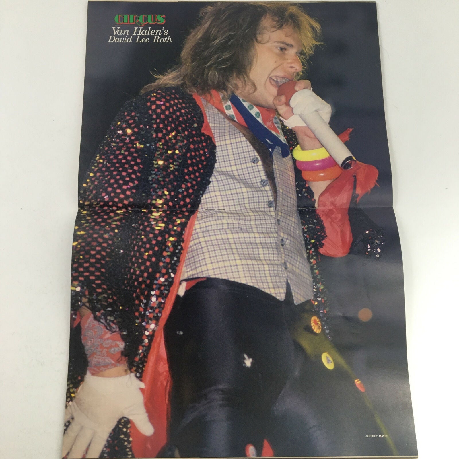 Circus Magazine May 31 1985 Vince Neil, Paul Stanley & David Lee Roth w Poster