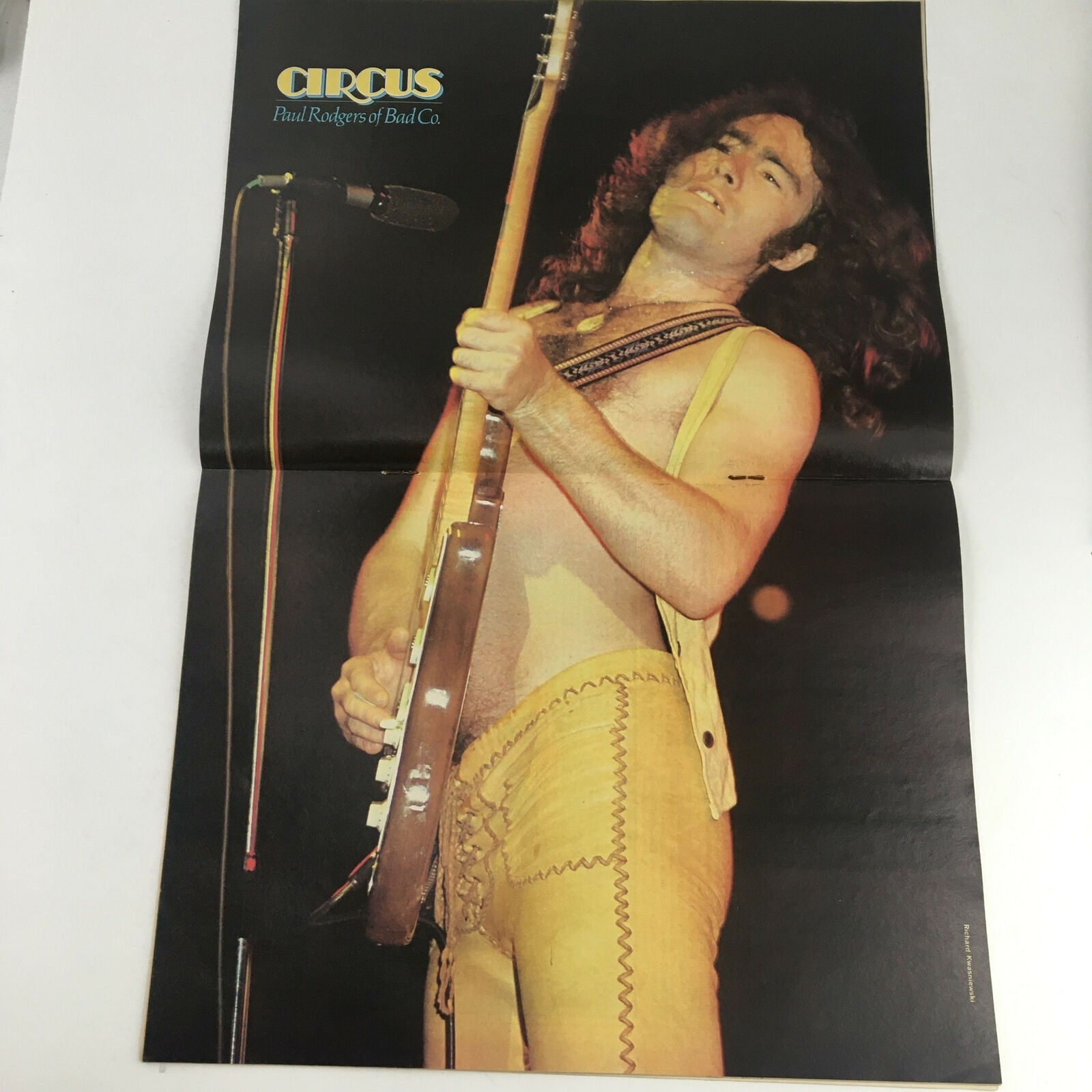 Circus Magazine March 17 1977 Bad Co Paul Rogers & Company Poster No Label