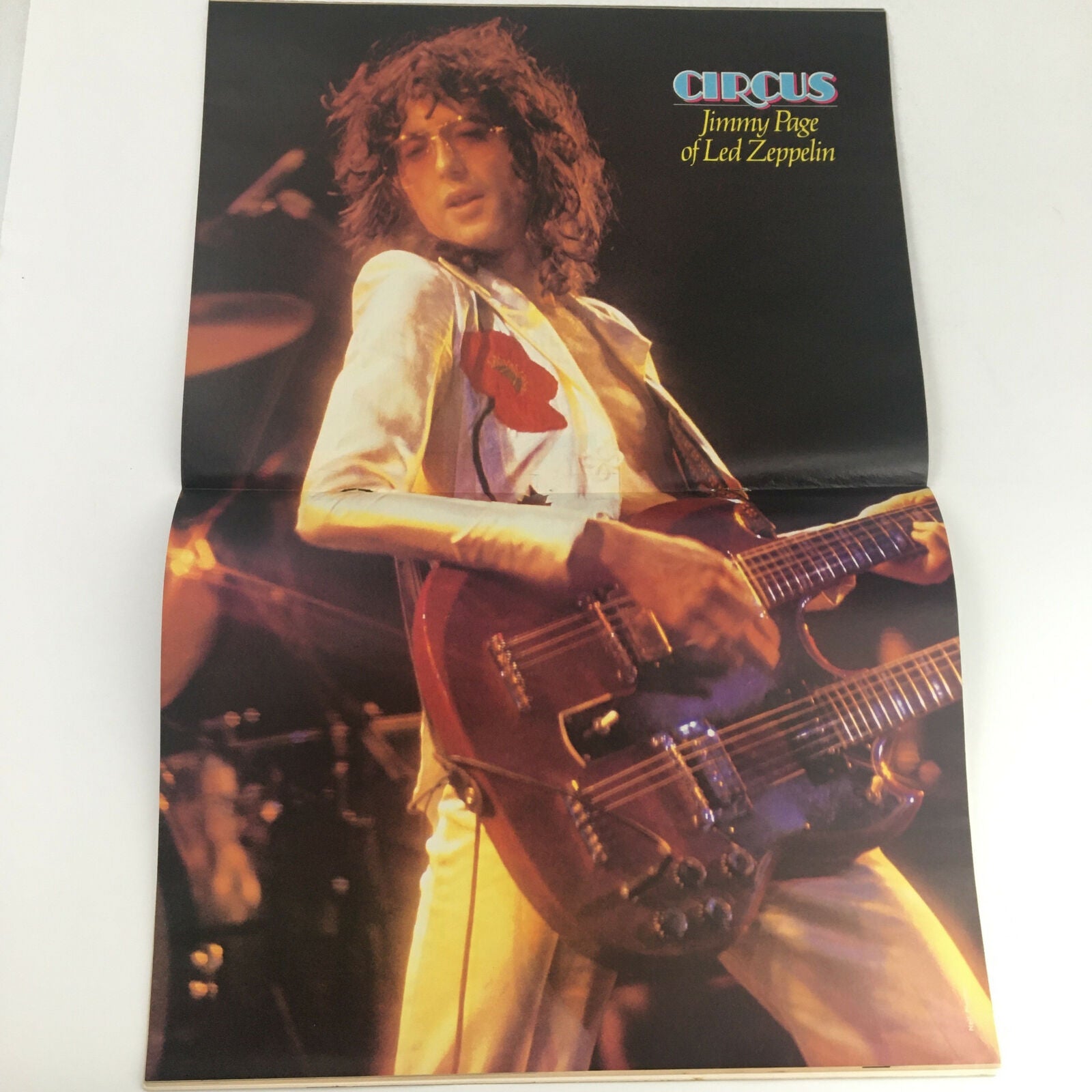 Circus Magazine June 23 1977 Ted Nugent & Led Zep Jimmy Page Poster No Label