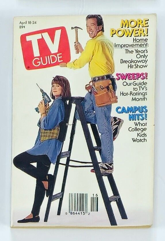 TV Guide Magazine April 18 1992 Patricia Richardson & Tim Allen Rochester Ed.